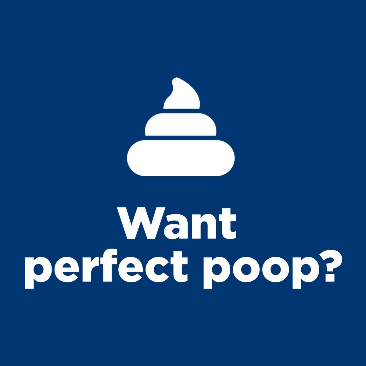 Hill's Perfect Digestion promotional graphic asking Want perfect poop?
