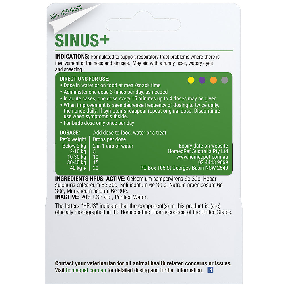 HomeoPet Sinus+ Drops - image 2