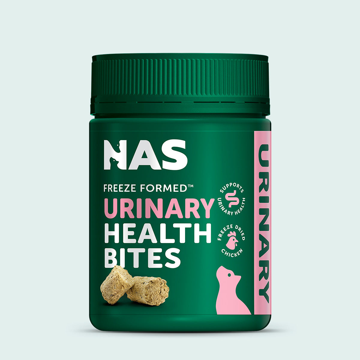 Natural Animal Solutions Freeze Formed Cat Urinary Health Bites — front of pack, 50g (30 bites)