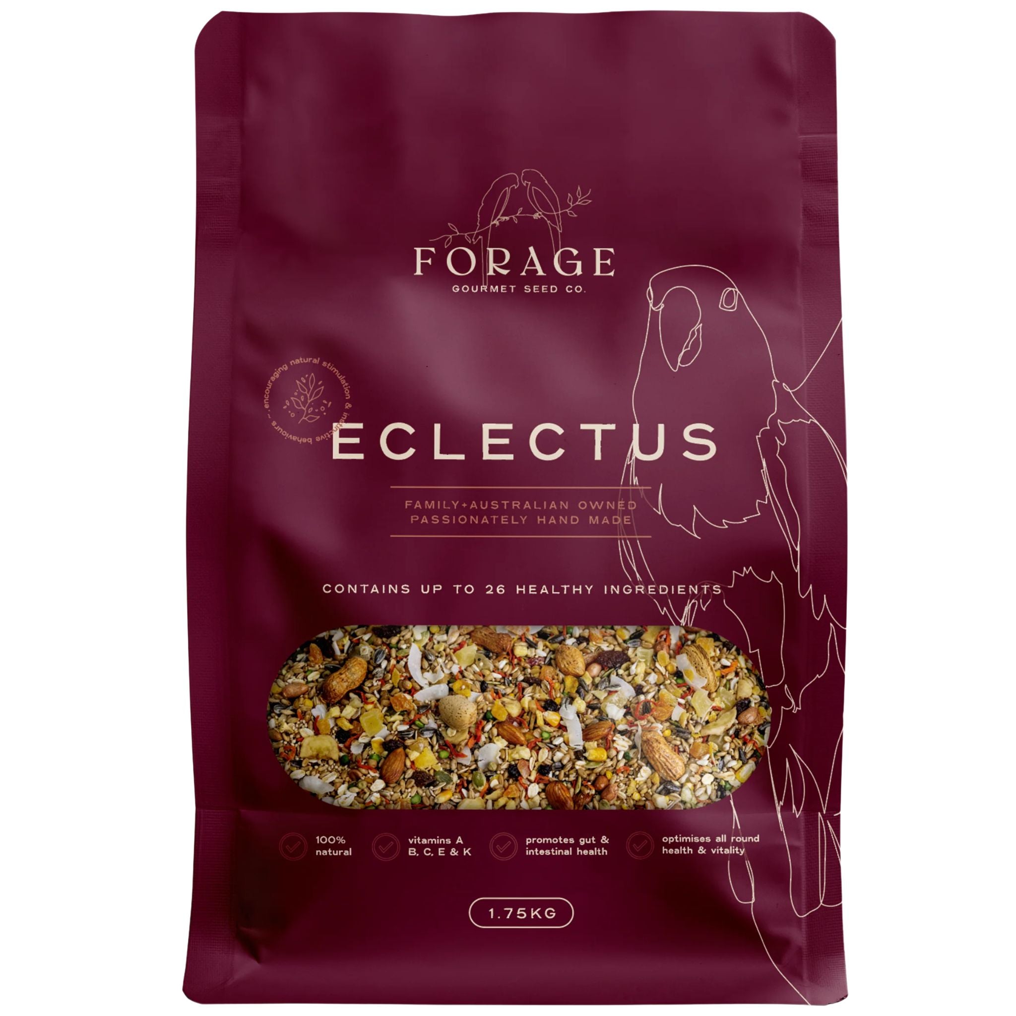 Forage Gourmet Bird Seed - Eclectus