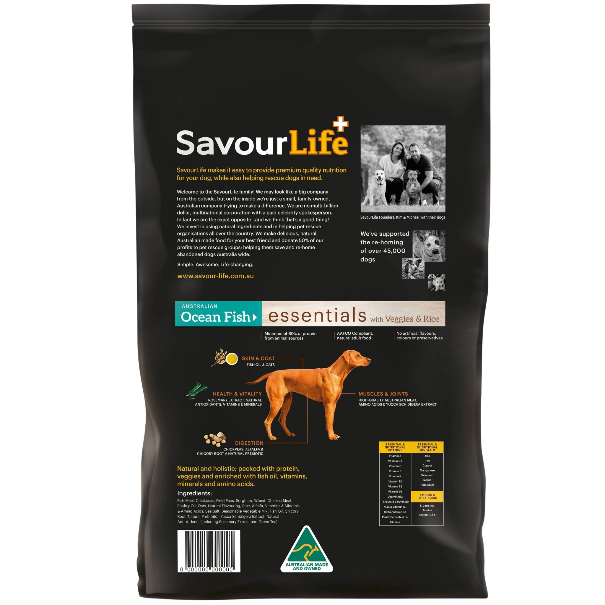 SavourLife Essentials Australian Ocean Fish Dry Dog Food