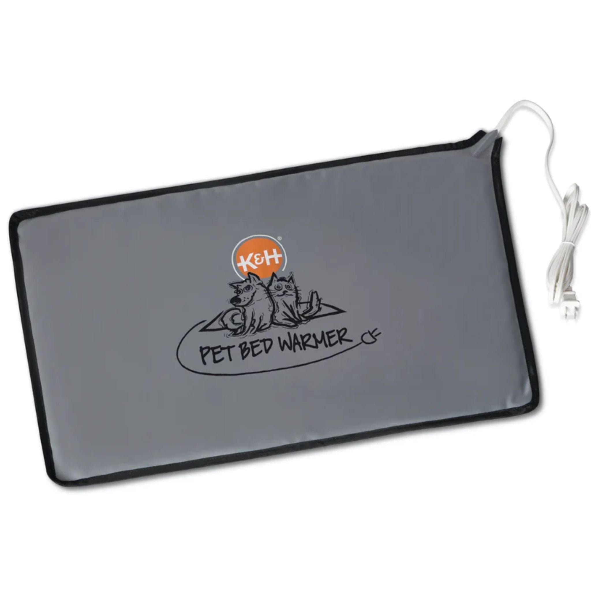 K&H Pet Bed Warmer - Gray - 65x40cm 22w | PeekAPaw Pet Supplies