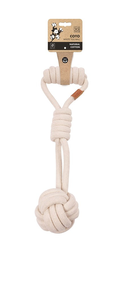 M-Pets COTO Eco Rope Dog Toy Tug Ball 36cm
