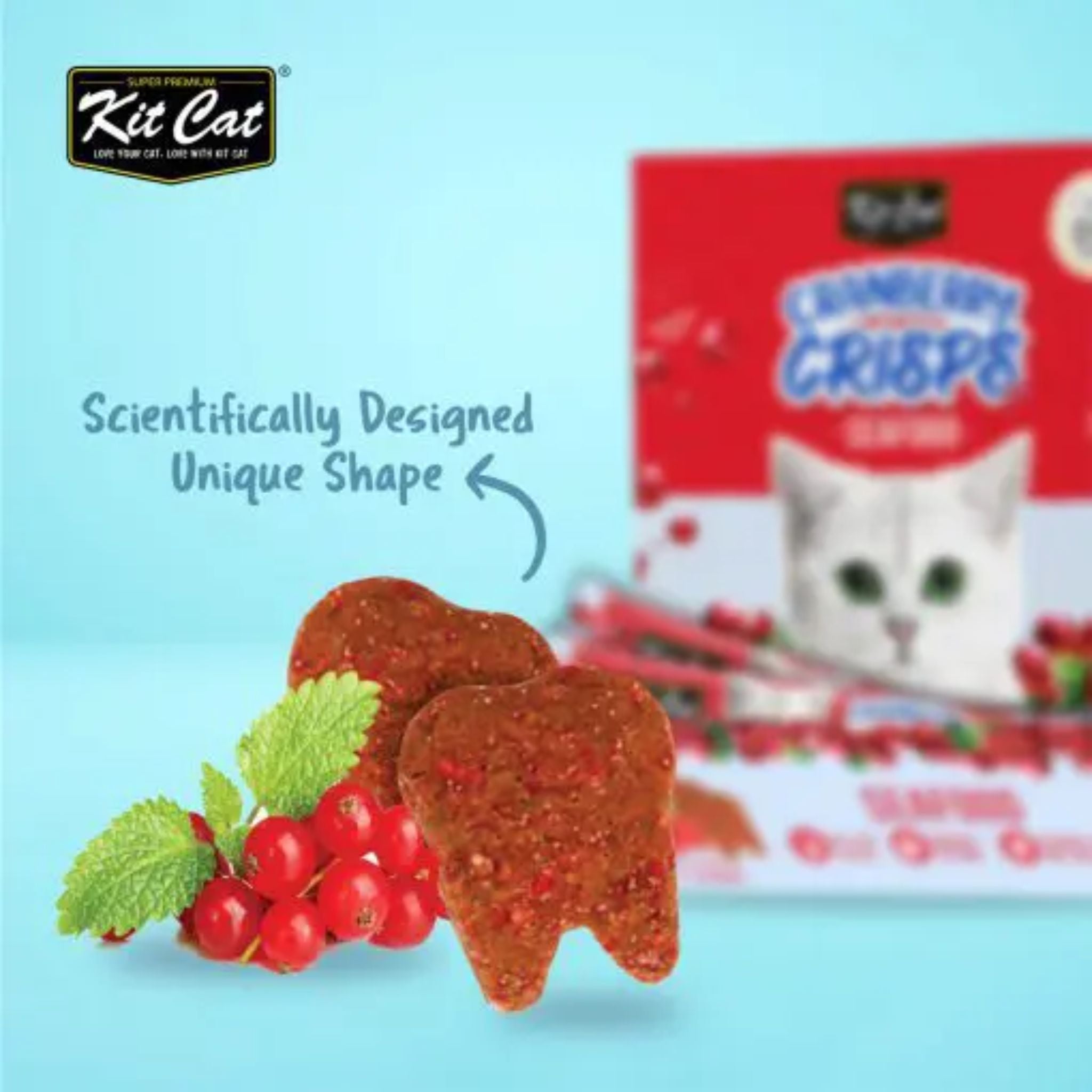 Kit Cat Cranberry Crisps Seafood Cat Treats