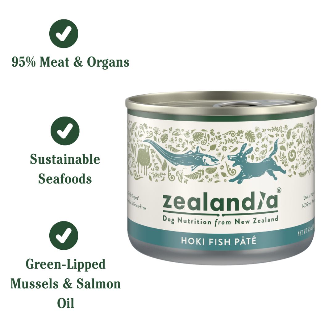 ZEALANDIA Premium Wet Dog Food Hoki Fish Pate 04