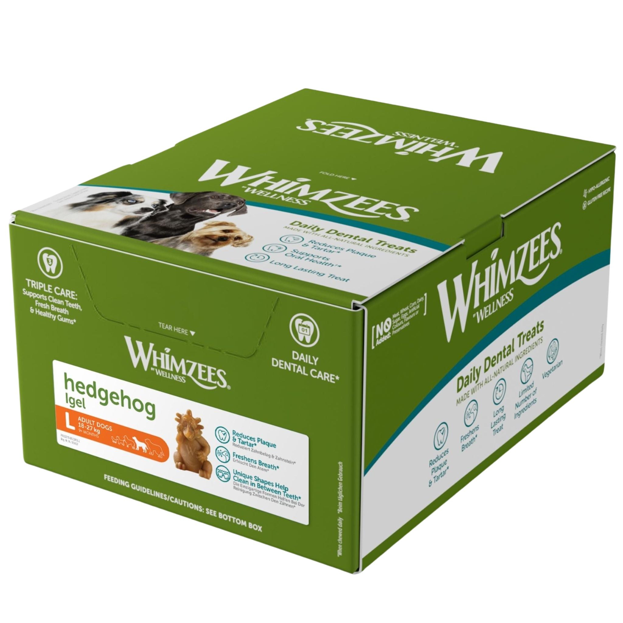 Whimzees Dental Dog Treats Hedgehog