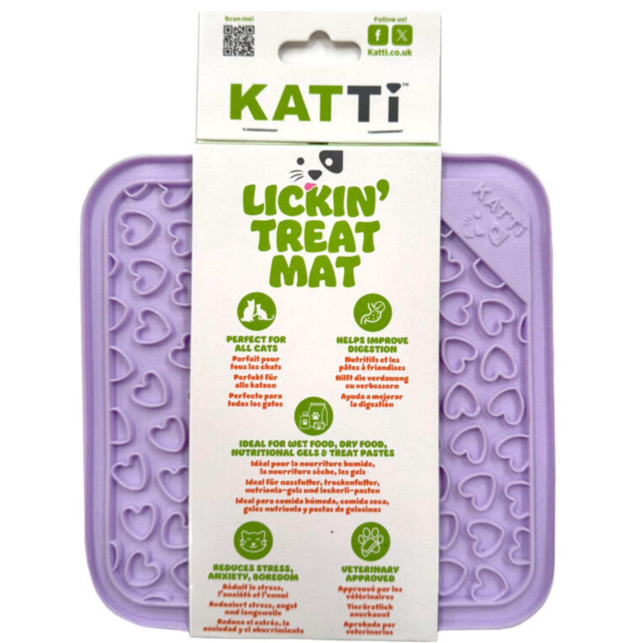 Katti Lickin Treat Mat Heart
