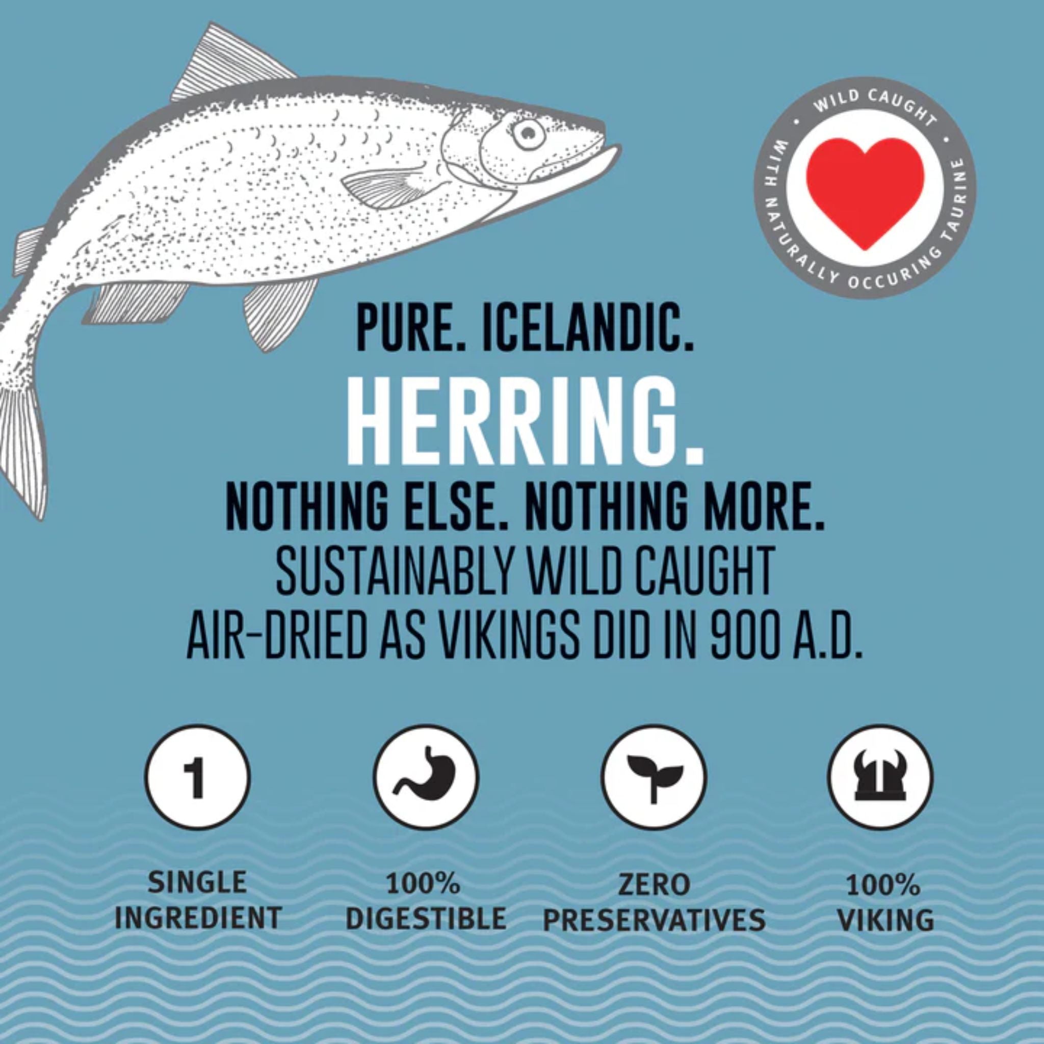 Icelandic+ Cat Treats Herring Whole Fish
