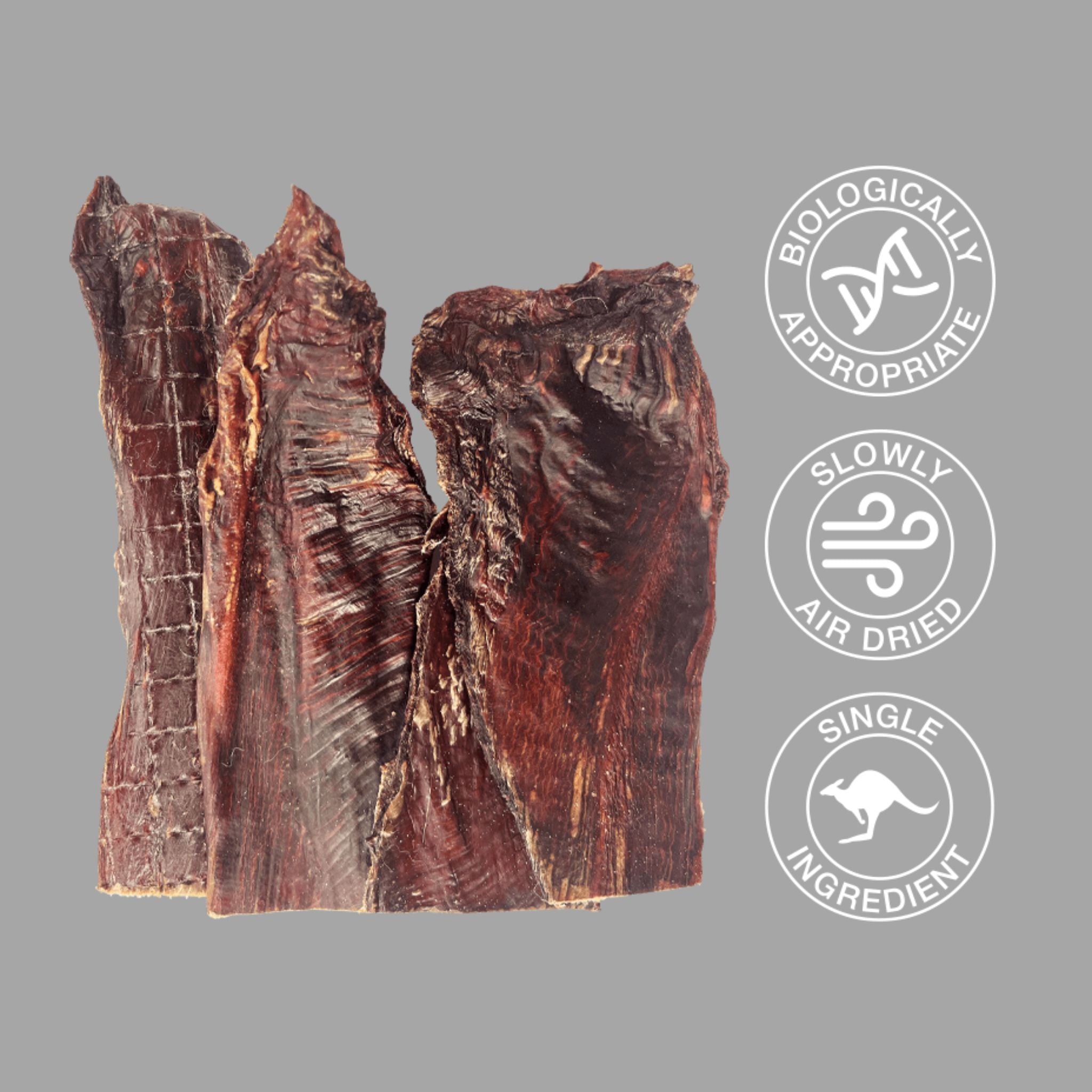 True Blue Air Dried Dog Treats Aussie Kangaroo Fillets
