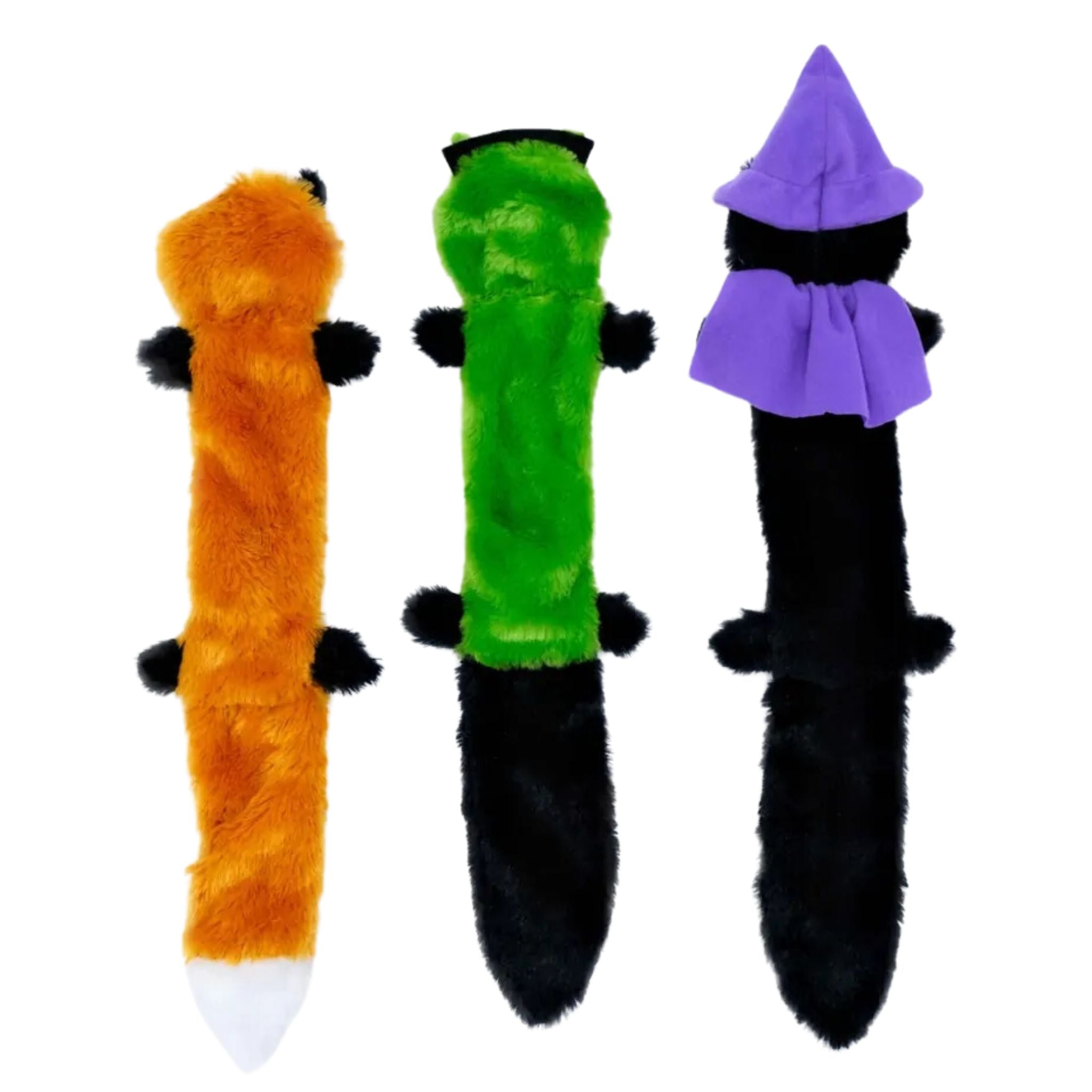 Zippy Paws Dog Toys Halloween Skinny Peltz 3-Pack