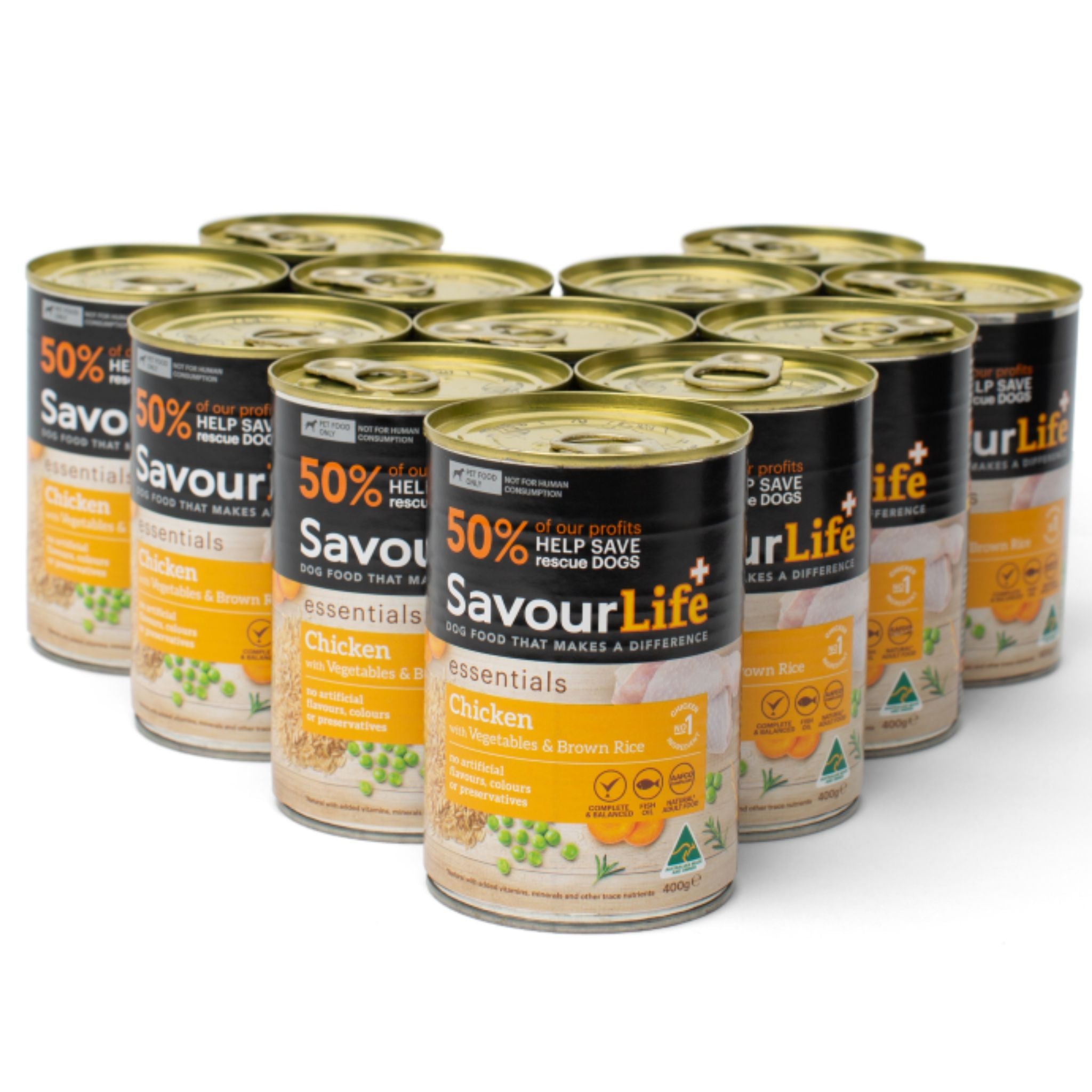 SavourLife Essentials Chicken with Veggies and Rice Wet Dog Food