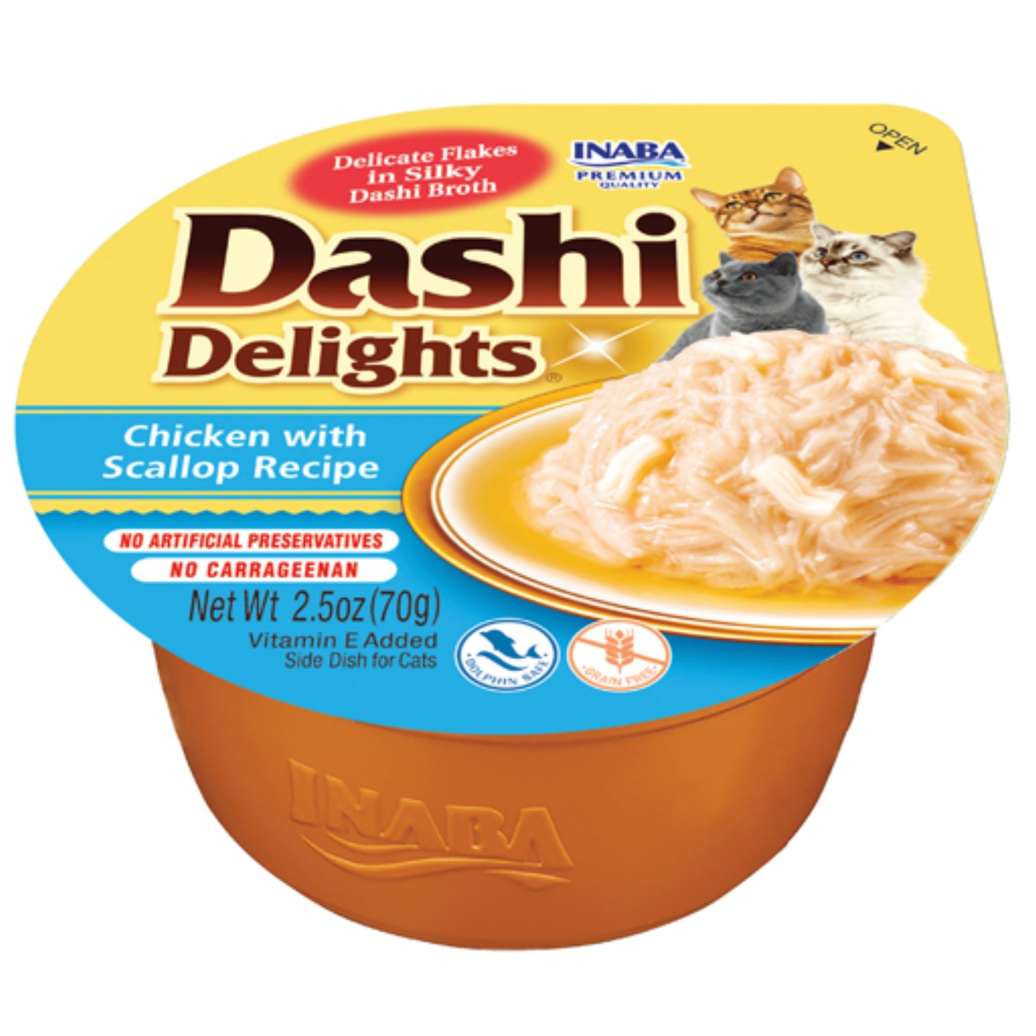 Inaba Cat Treat Dashi Delights Cup Chicken Scallop