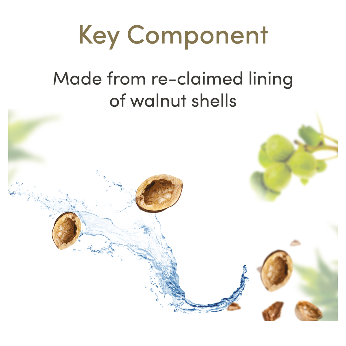 Applaws Nature's Calling panel: made from re-claimed lining of walnut shells