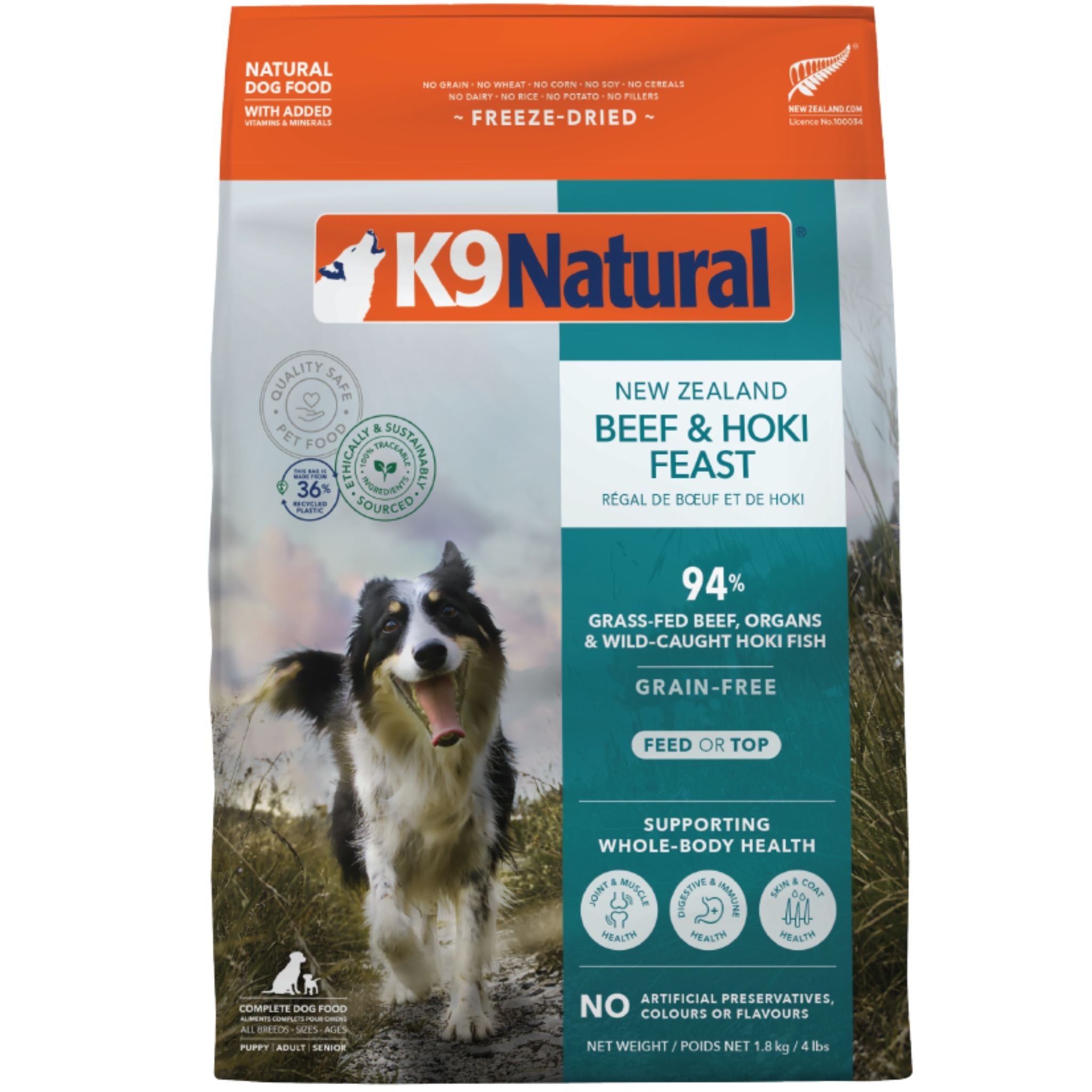 K9 Natural Freeze Dried Hoki & Beef Feast