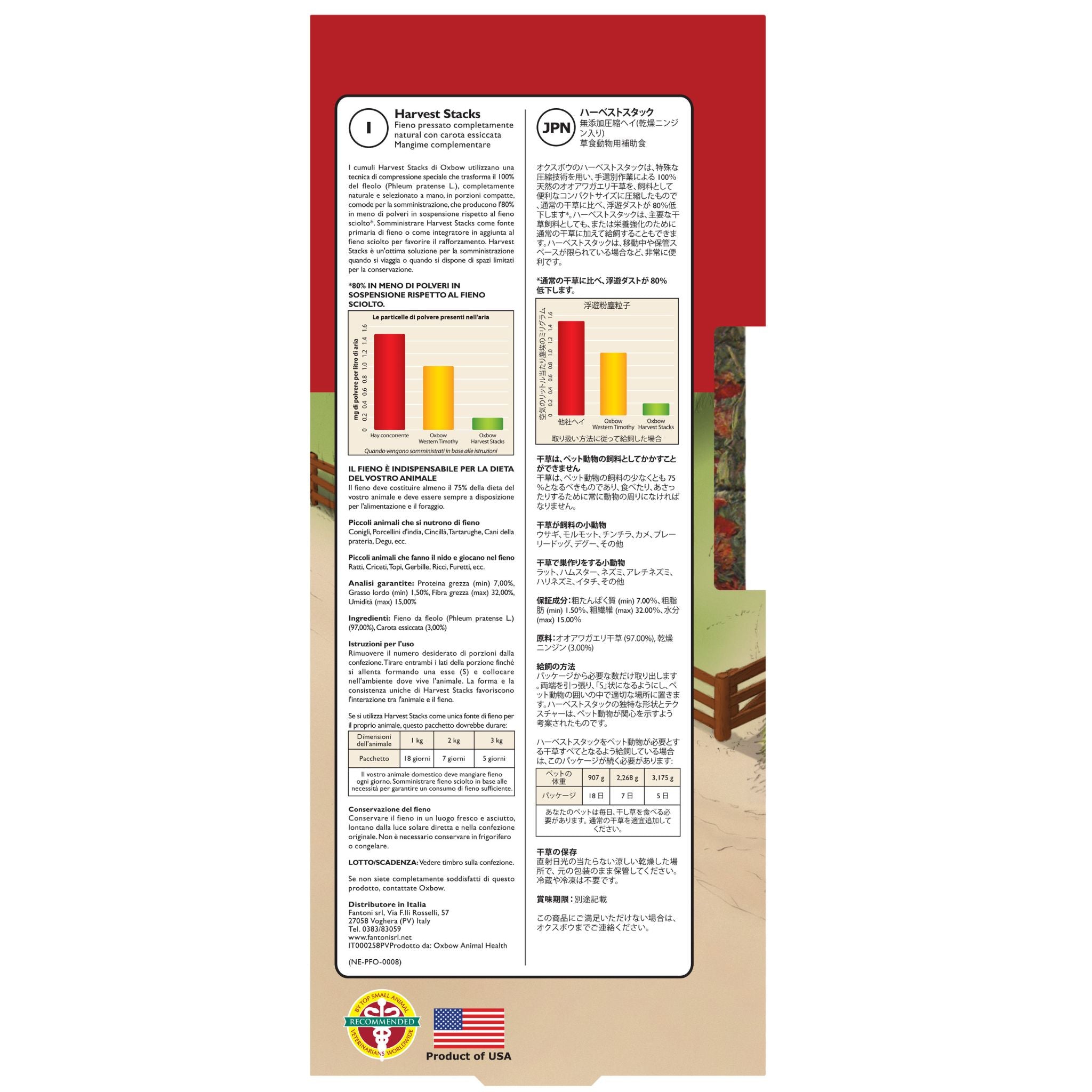 Oxbow Harvest Stacks - Western Timothy & Chamomile