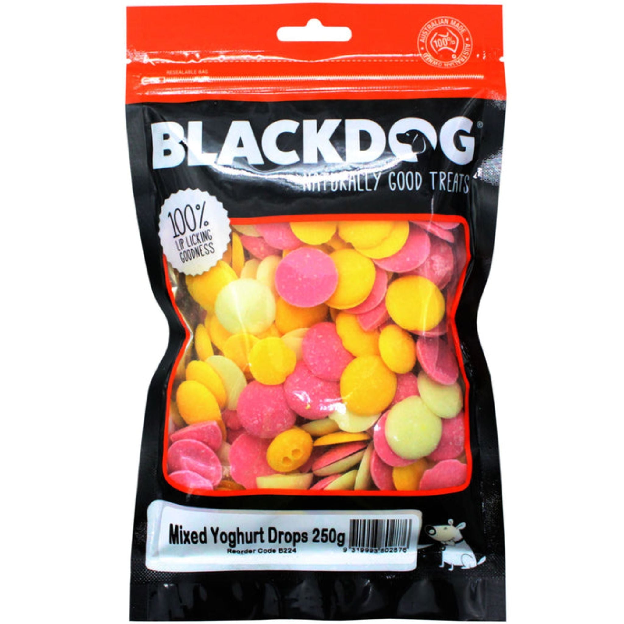 BlackDog Mixed Yoghurt Drops Dog Treats