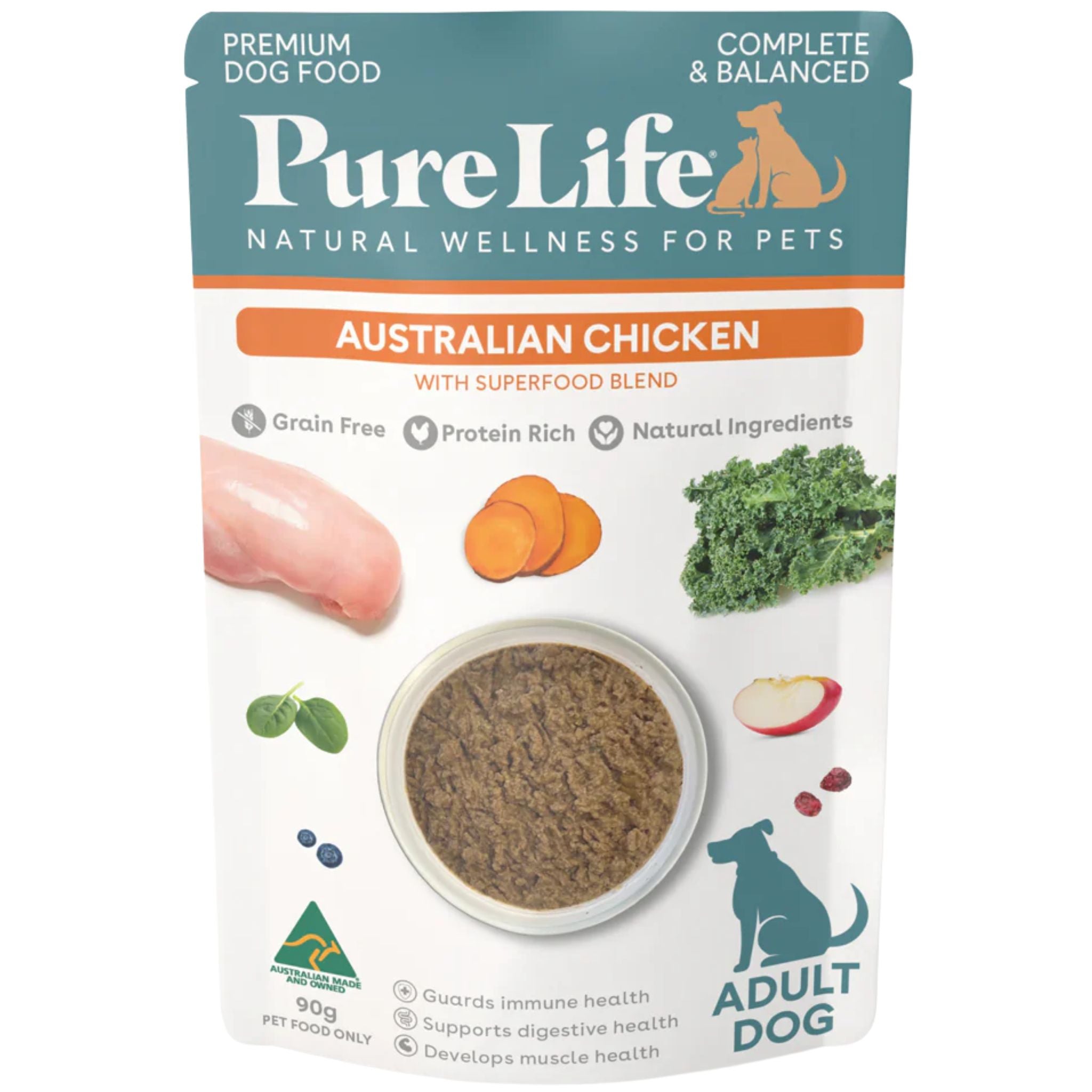 Pure Life Wet Dog Food Australia Chicken Pate