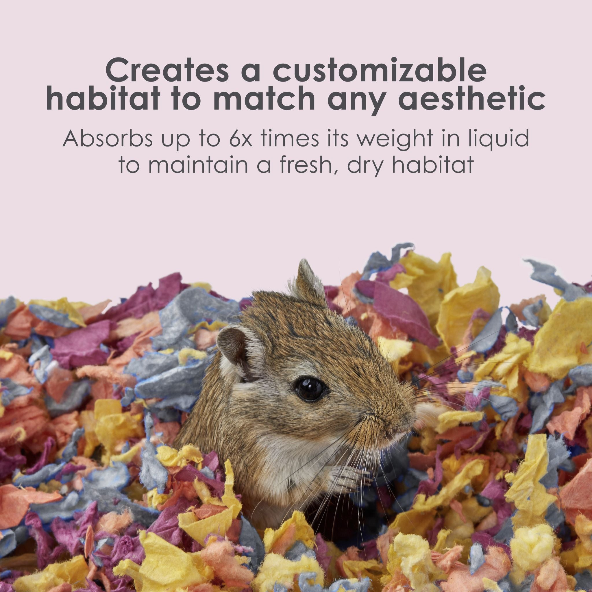 Kaytee Clean & Cozy Colors Kaleidoscope Bedding