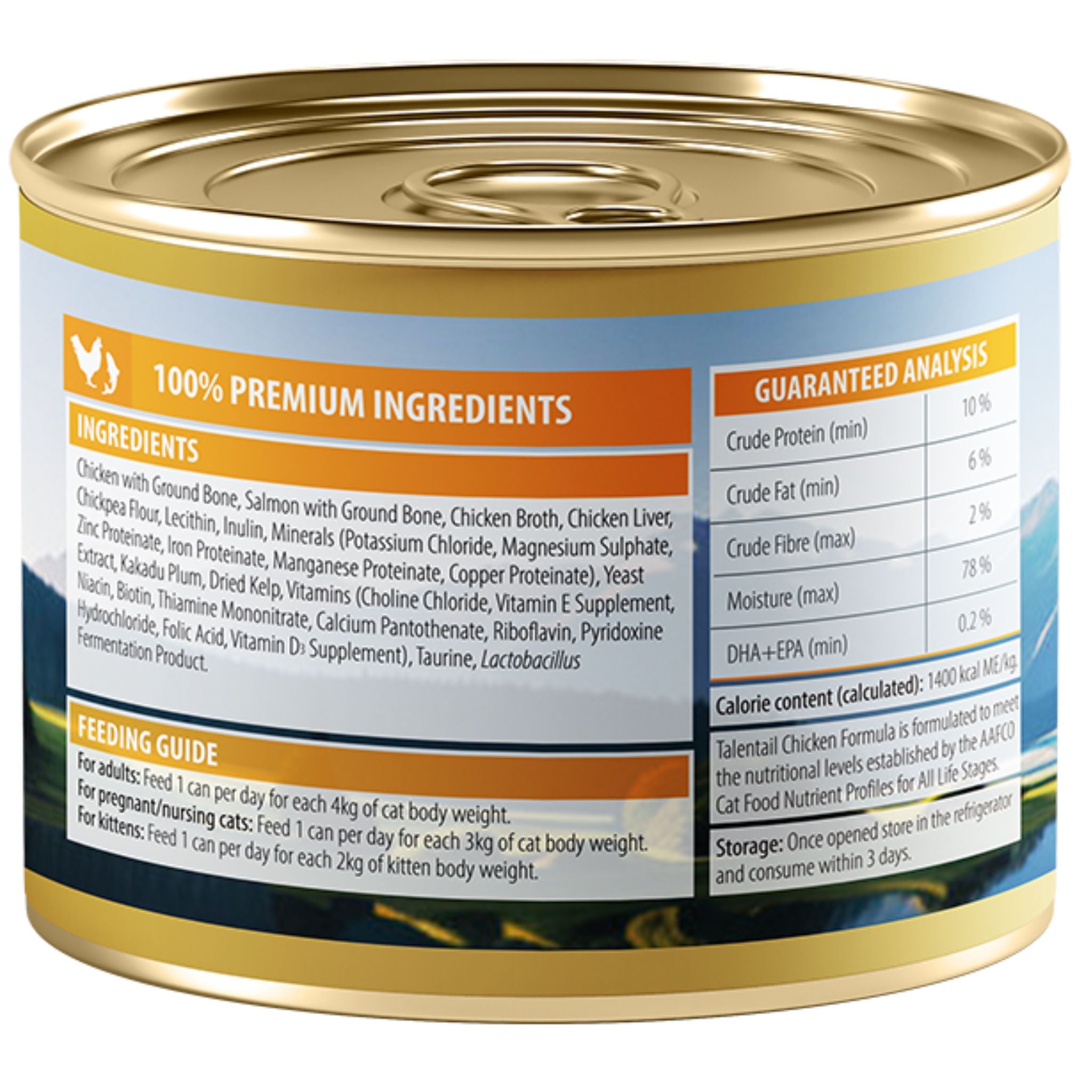 Talentail Ultimate Premium New Zealand Chicken Wet Cat Food