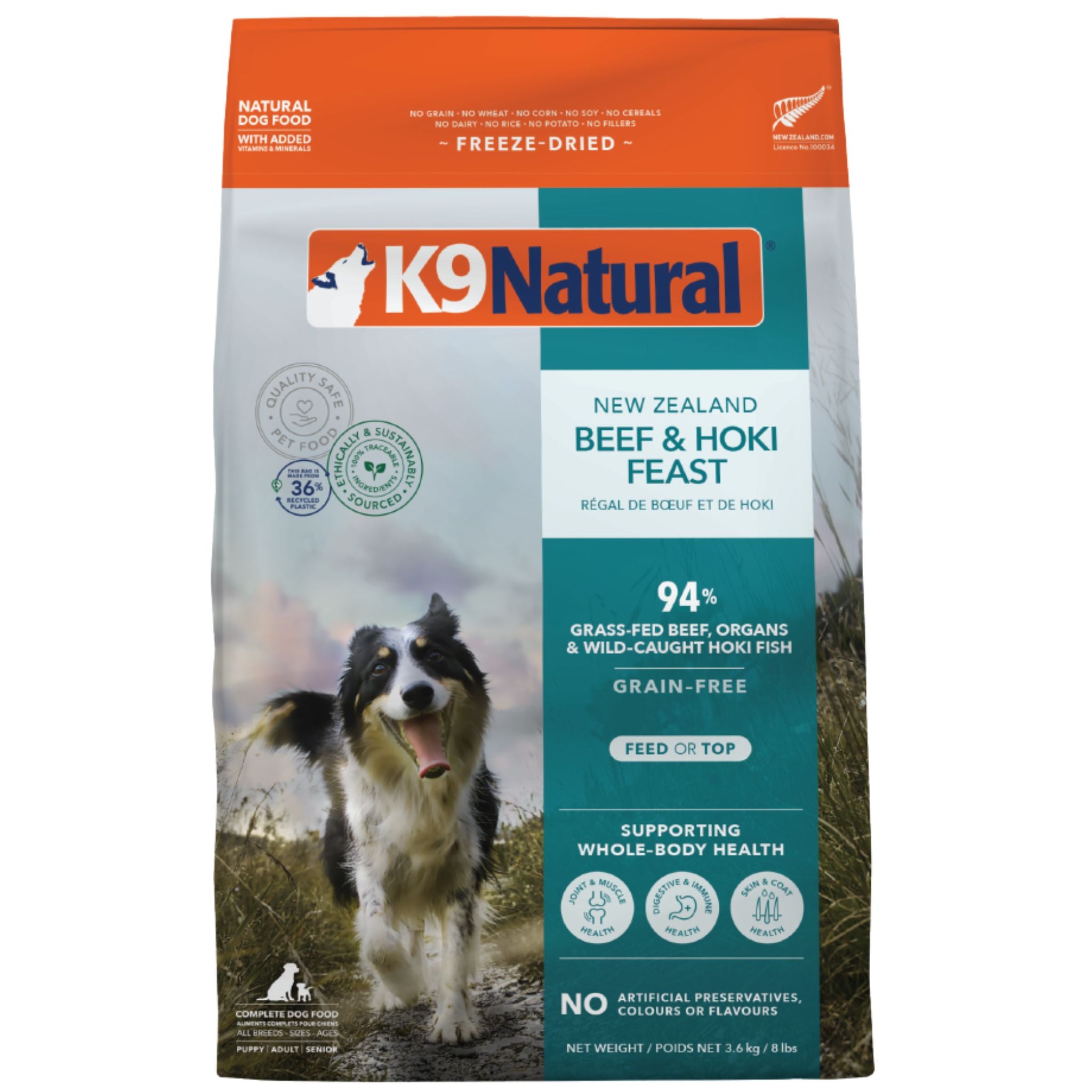 K9 Natural Freeze Dried Hoki & Beef Feast