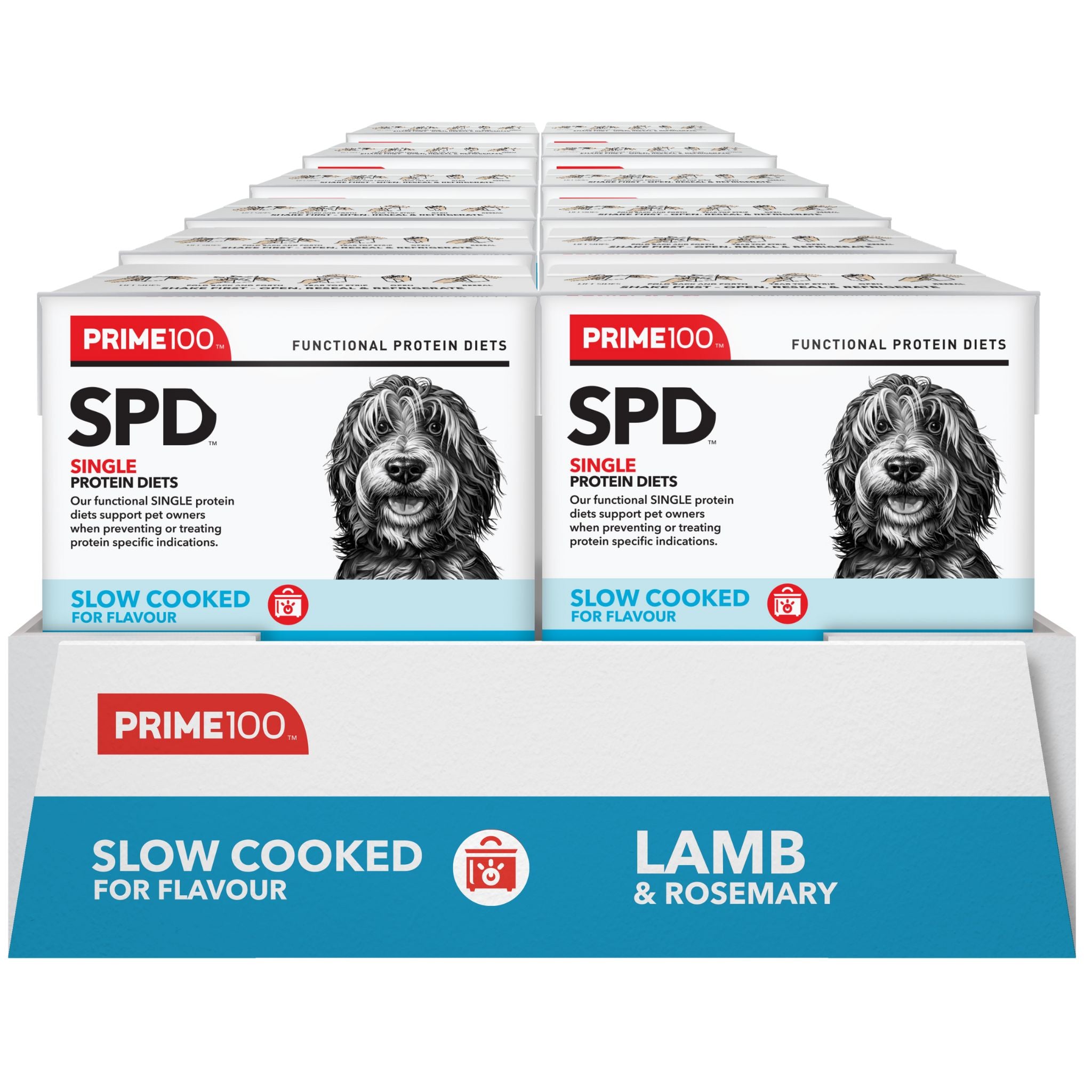 Prime100 SPD Slow Cooked Dog Food Lamb & Rosemary