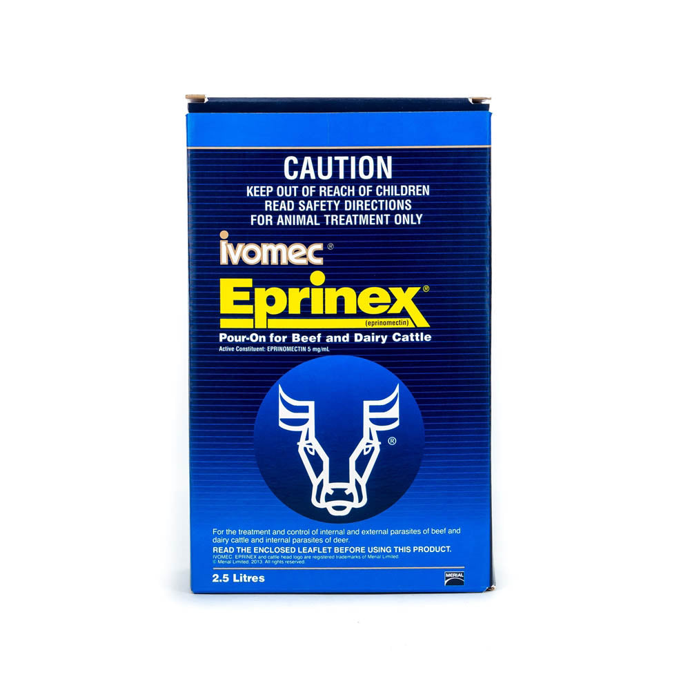 Ivomec Eprinex Pour-On for Cattle 2.5 L pack shown front on