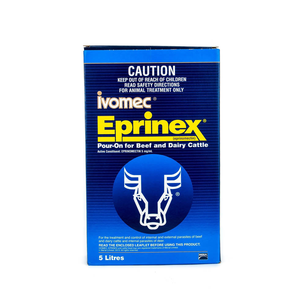 Ivomec Eprinex Pour-On for Cattle 5 L container with the label facing forward