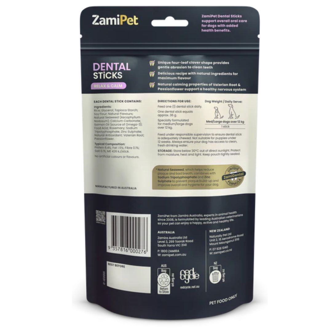 Zamipet Dental Sticks Relax & Calm for Medium/Large Dogs