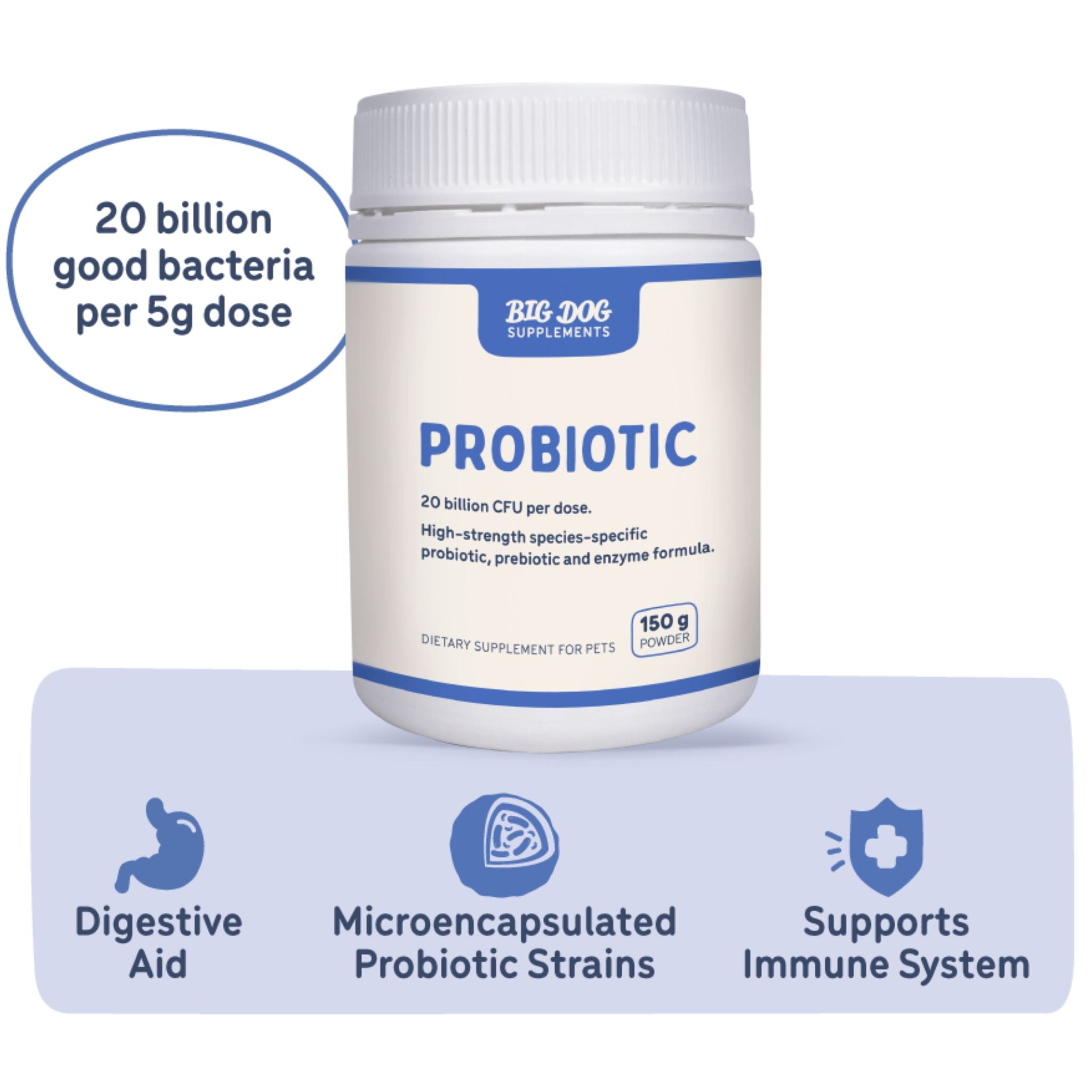 Big Dog Natural Probiotics for Pets