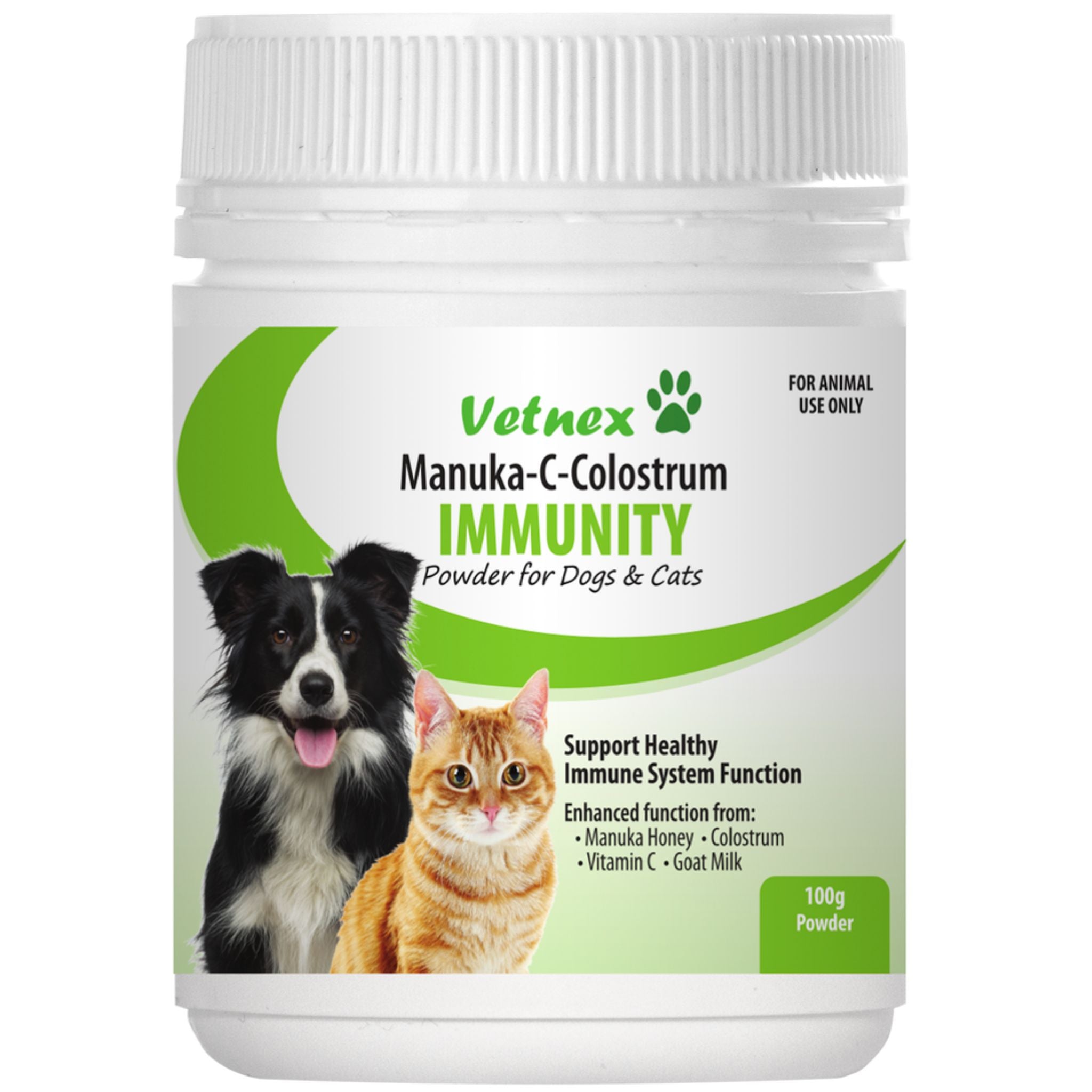 Vetnex Manuka-C-Colostrum Immunity Powder for Dogs & Cats