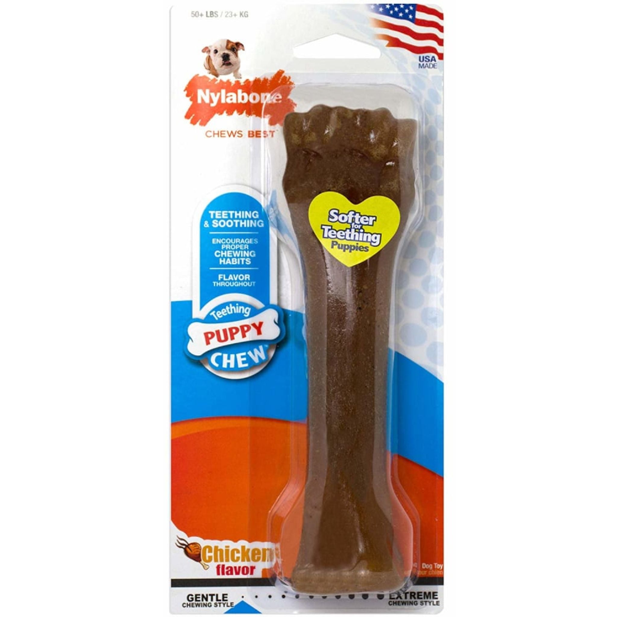 Nylabone Puppies Teething Chew Classic Bone