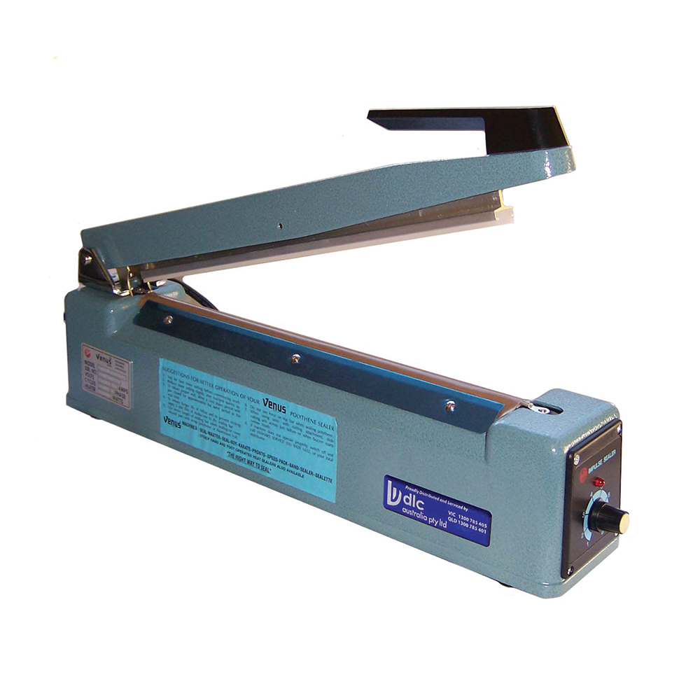 DLC economy autoclave pouch heat sealer 300mm with cutting blade