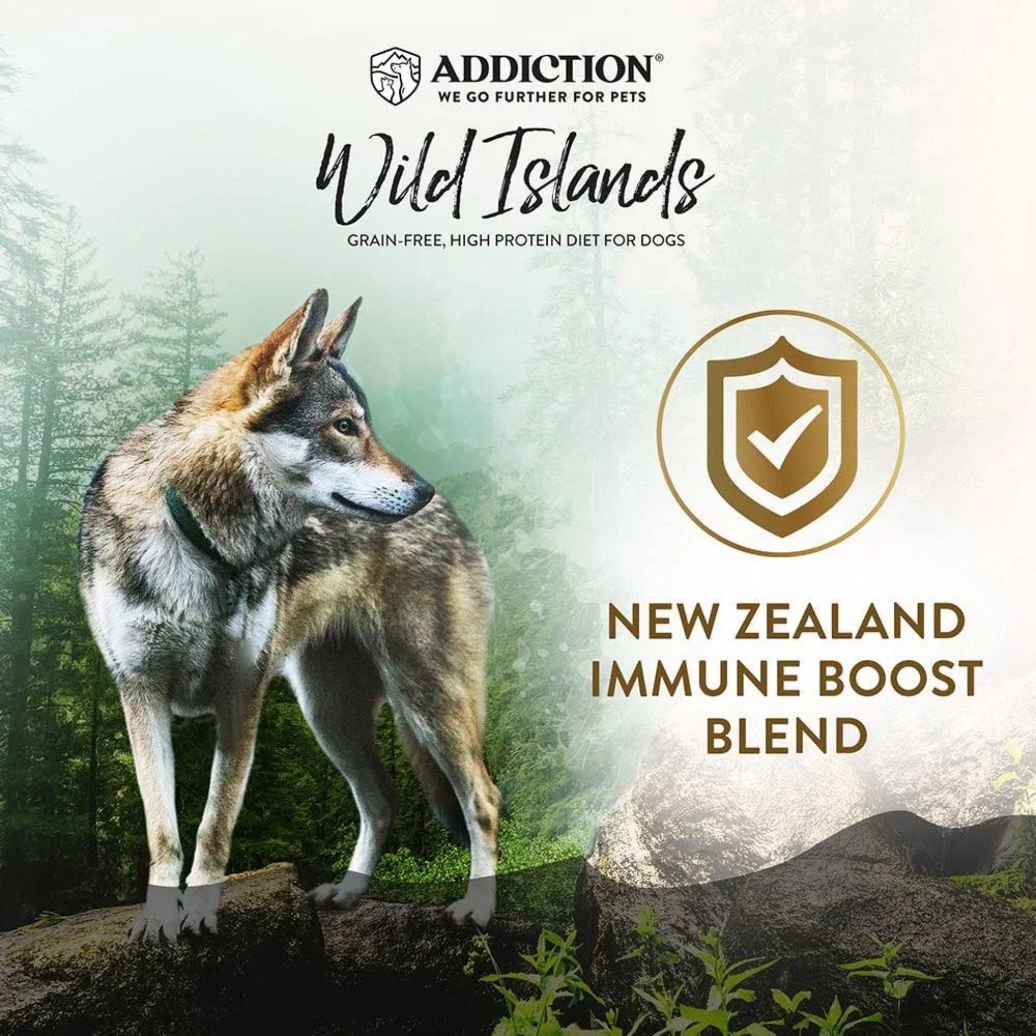 ADDICTION Wild Islands forest Meat Premium Venison Recipe Dry Dog Food