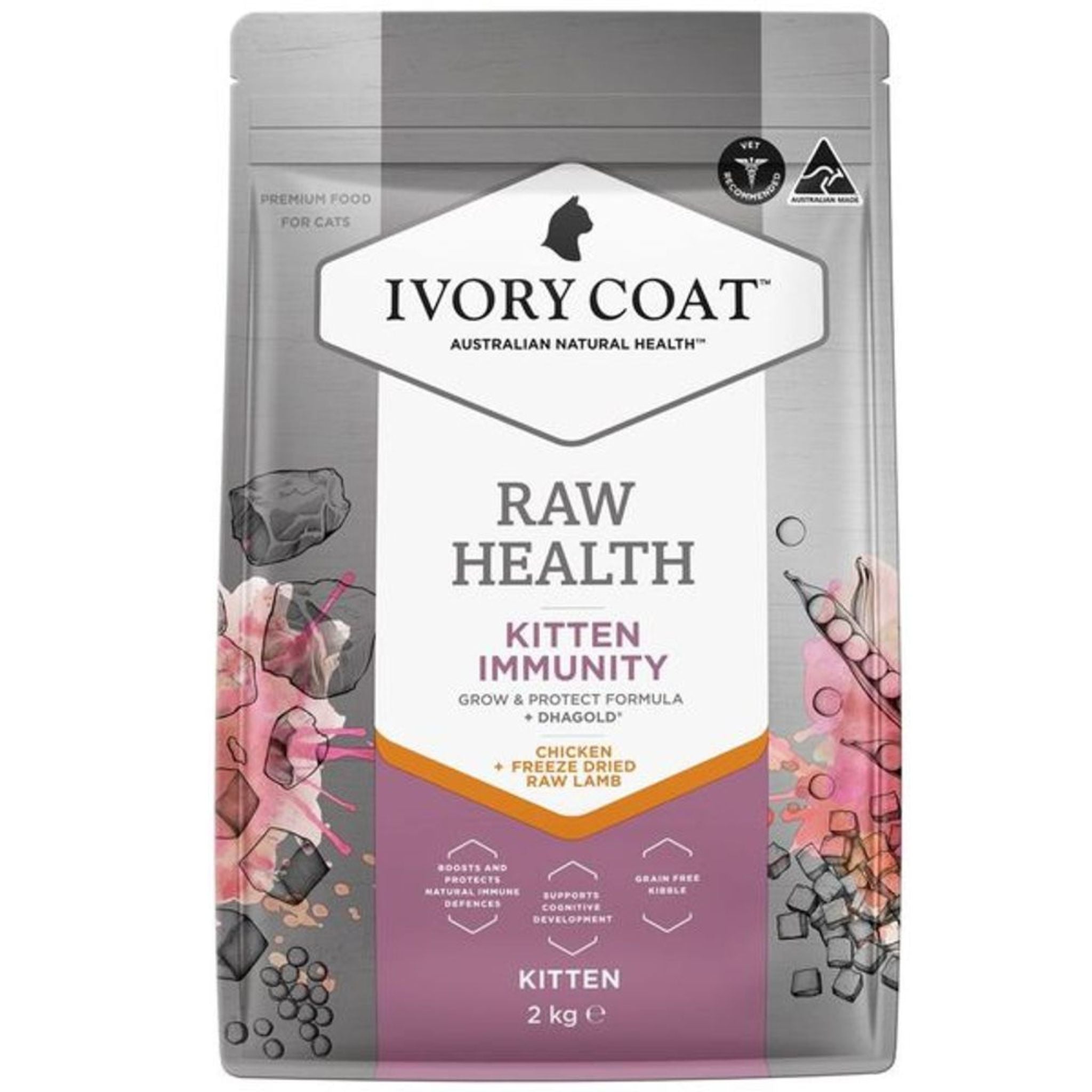 Ivory Coat Raw Health Dry Kitten Food Immunity