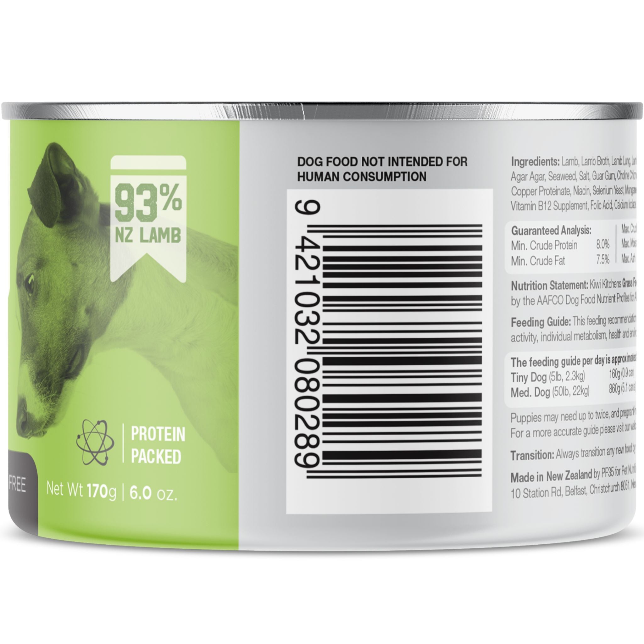 Kiwi Kitchens Canned Dog Food Lamb Dinner