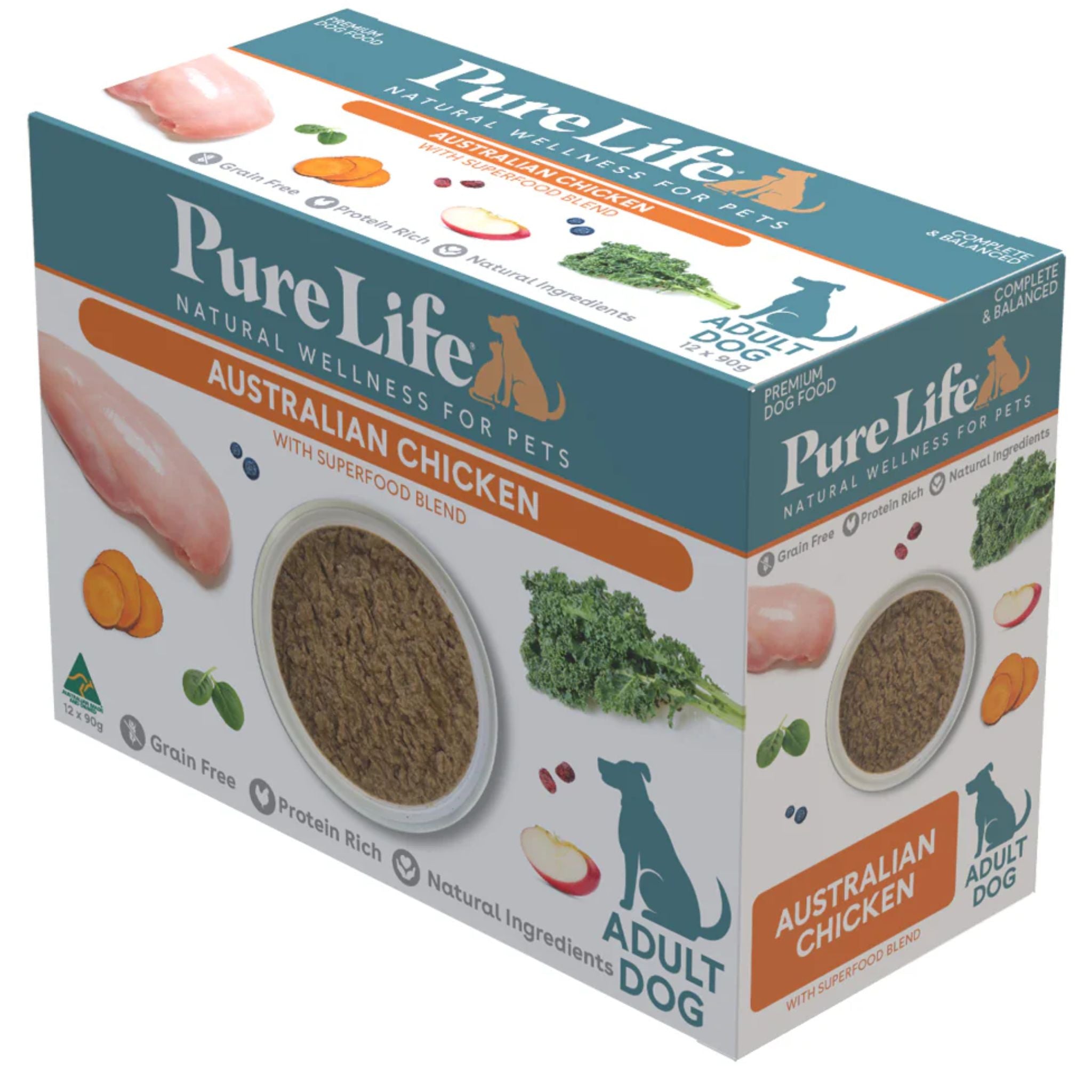 Pure Life Wet Dog Food Australia Chicken Pate
