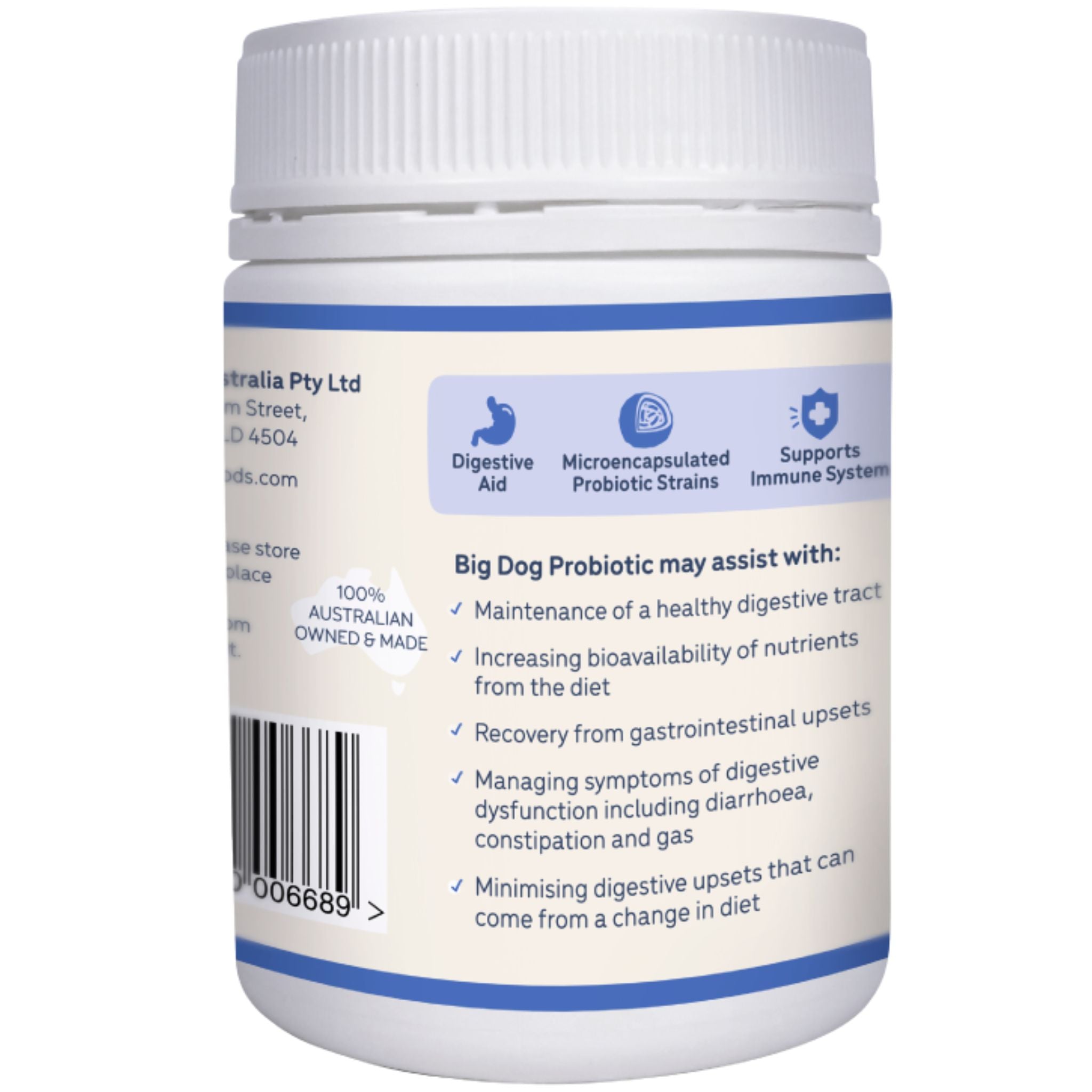 Big Dog Natural Probiotics for Pets