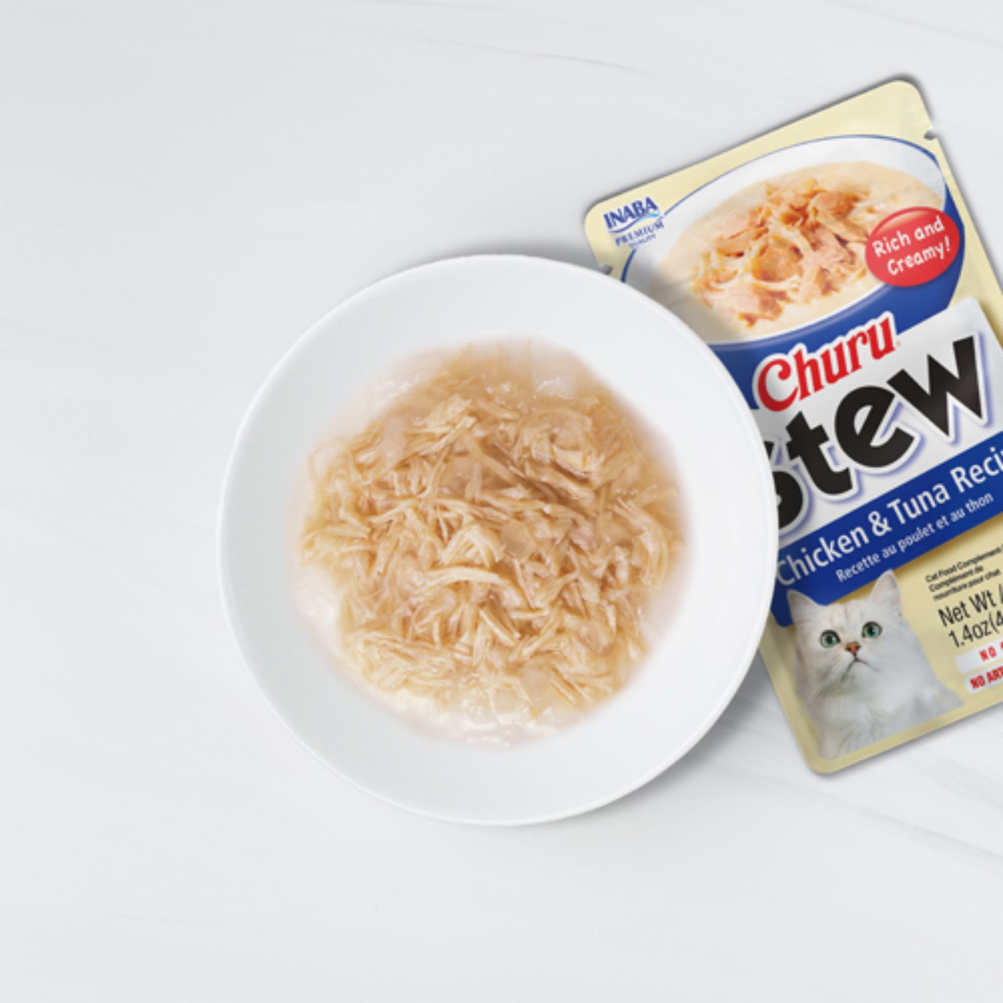 Inaba Cat Treat Churu Stew Chicken