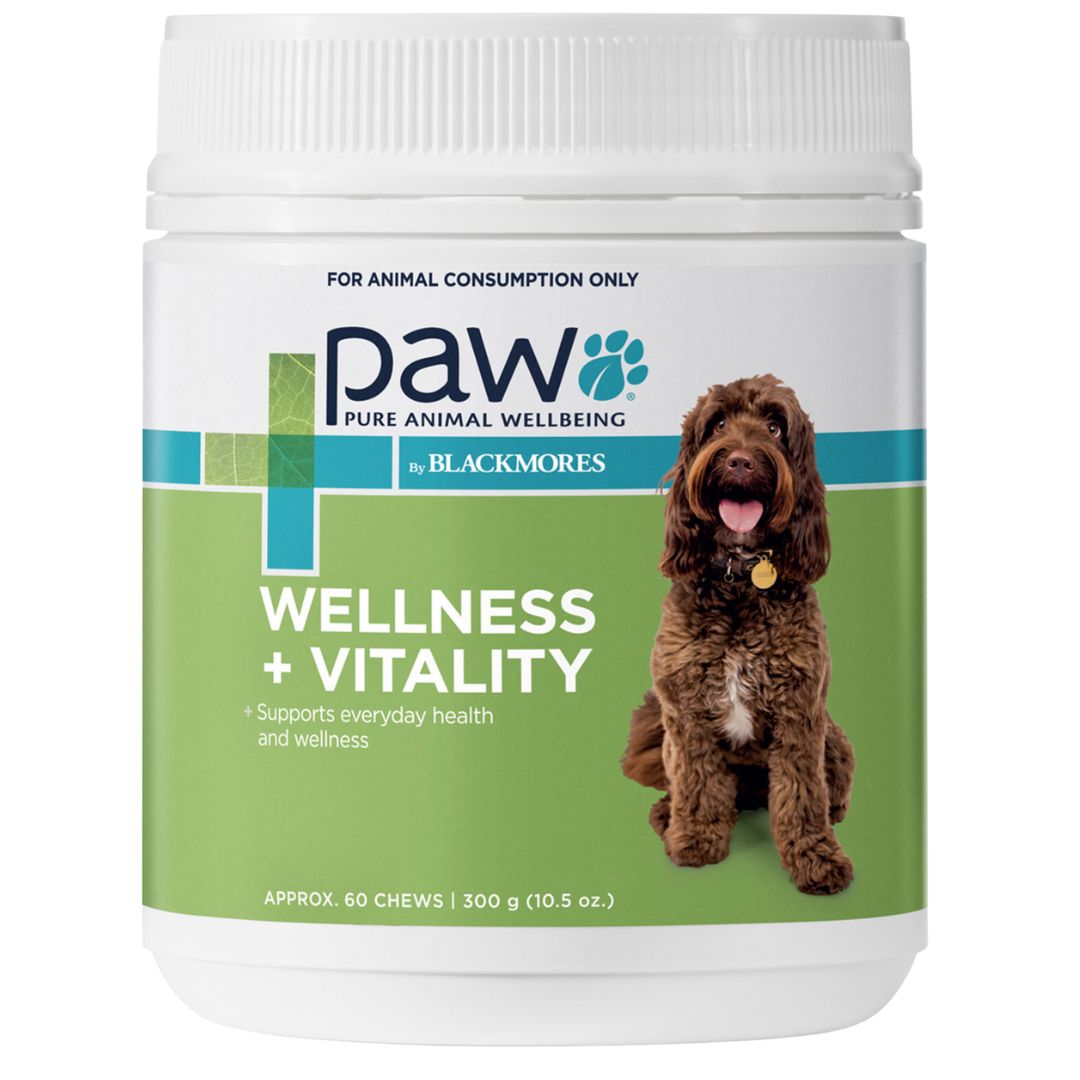 PAW by Blackmores Wellness + Vitality Multivitamin & Wholefood Chews