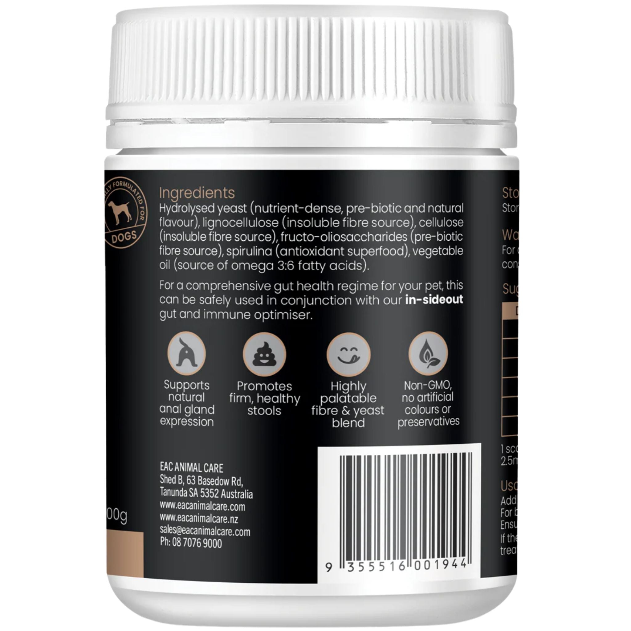 EAC Animal Care Gut and Gland Support for Dogs