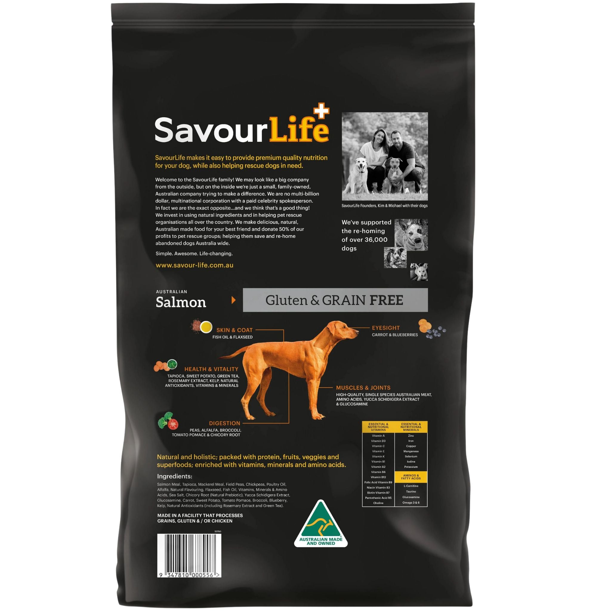 SavourLife Grain Free Australian Salmon Dry Dog Food