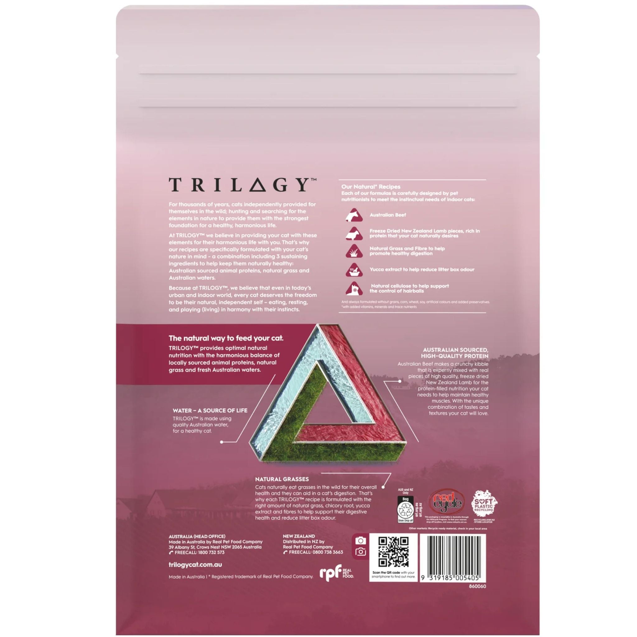 Trilogy Dry Adult Cat Food Australian Beef + Freeze Dried Lamb