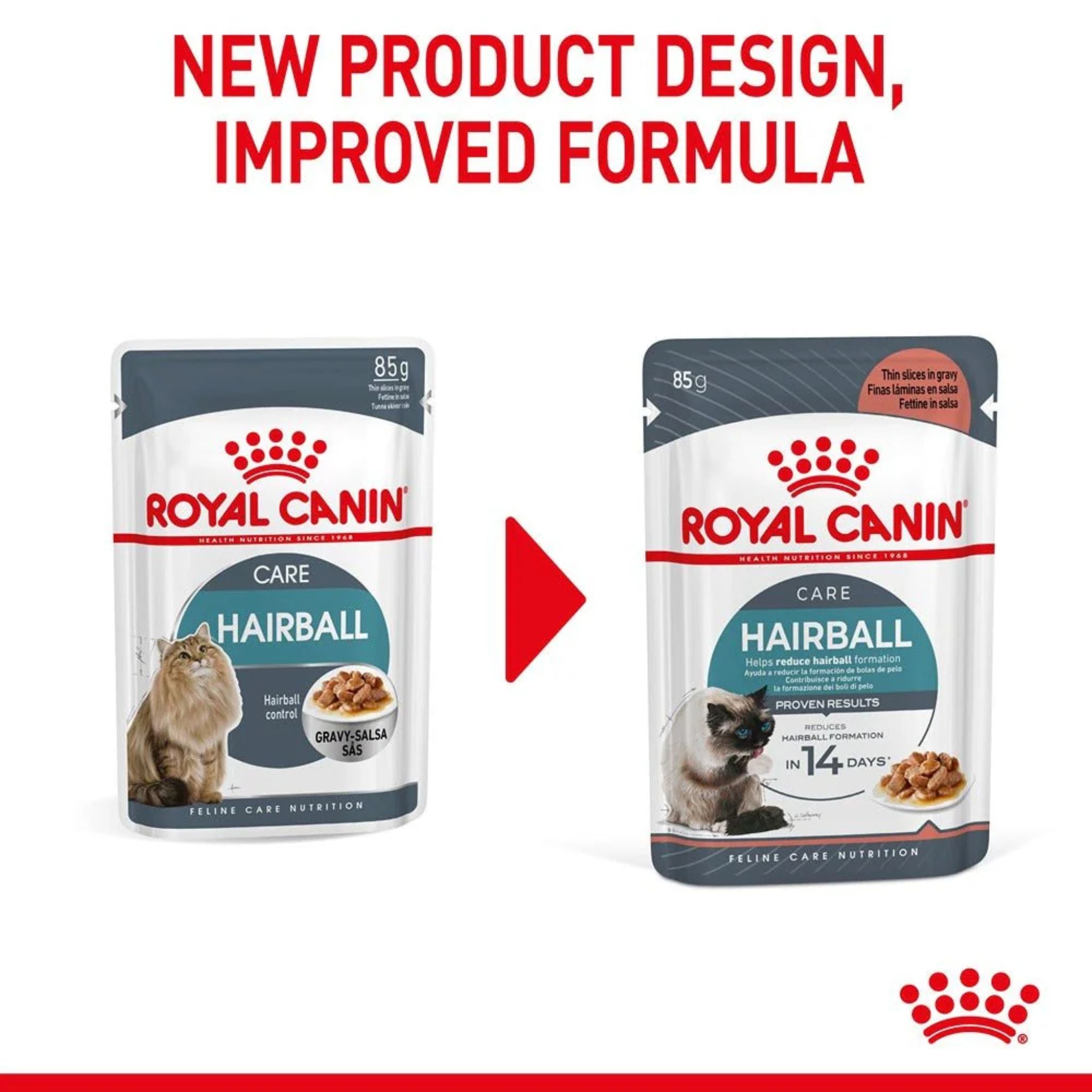 Royal Canin Wet Cat Food Hairball Care Gravy