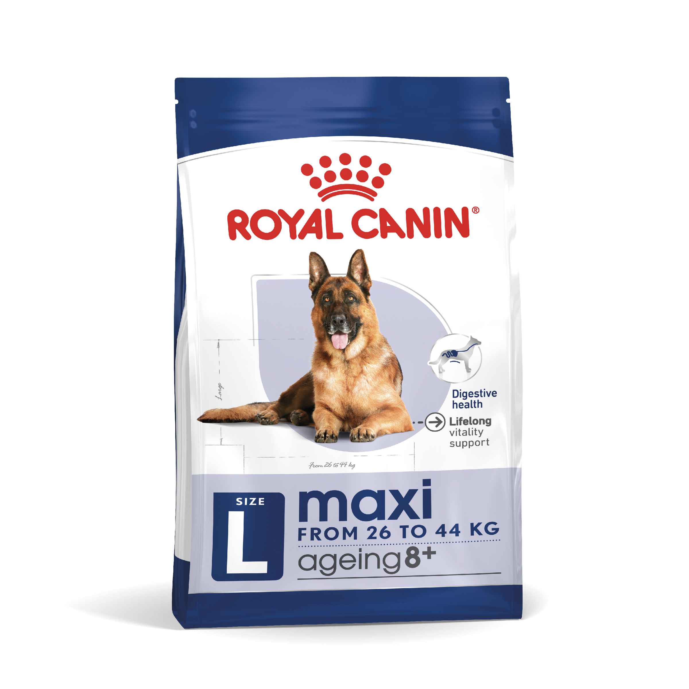 Royal Canin Maxi Ageing 8+ front of pack