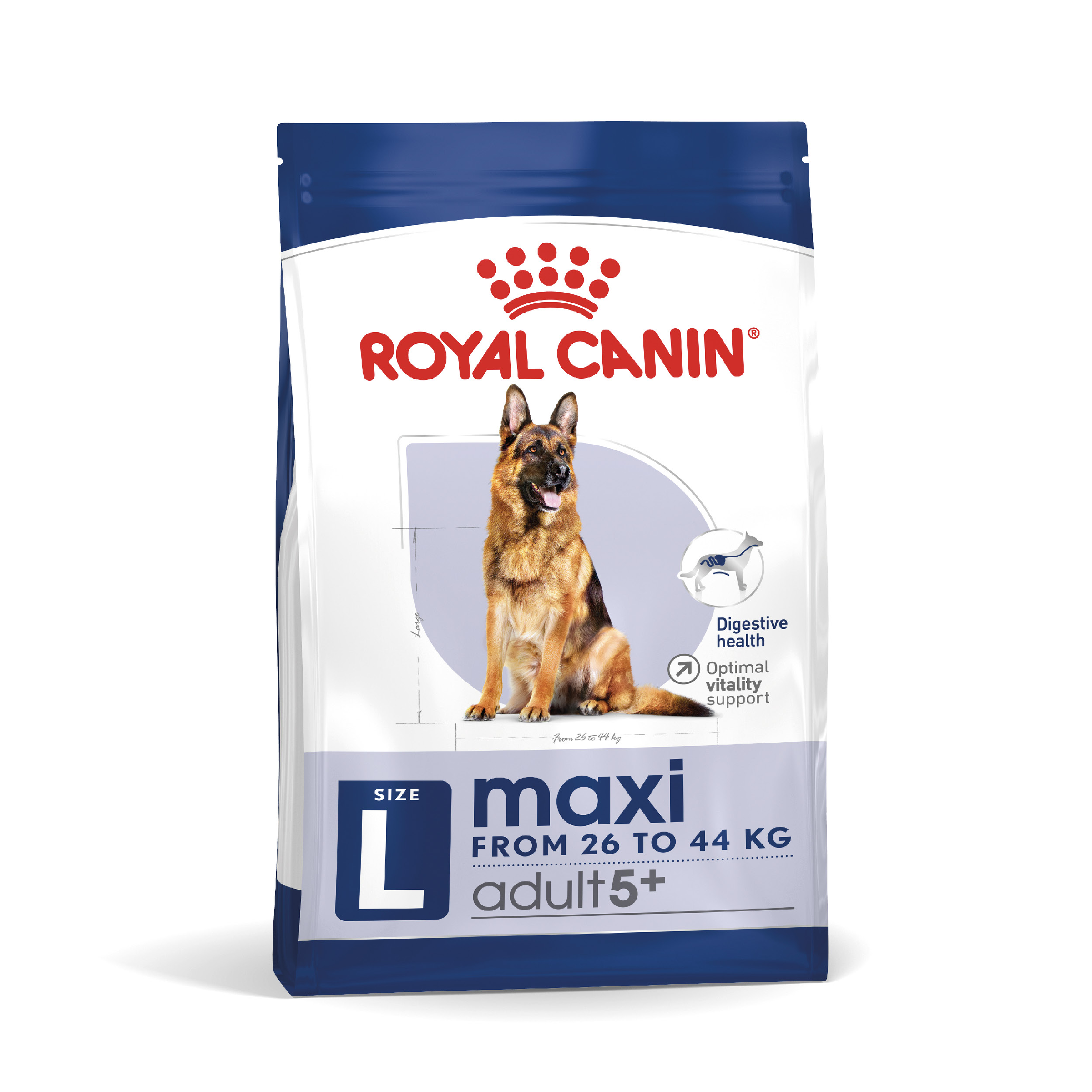 Royal Canin Maxi Adult 5+ front of pack