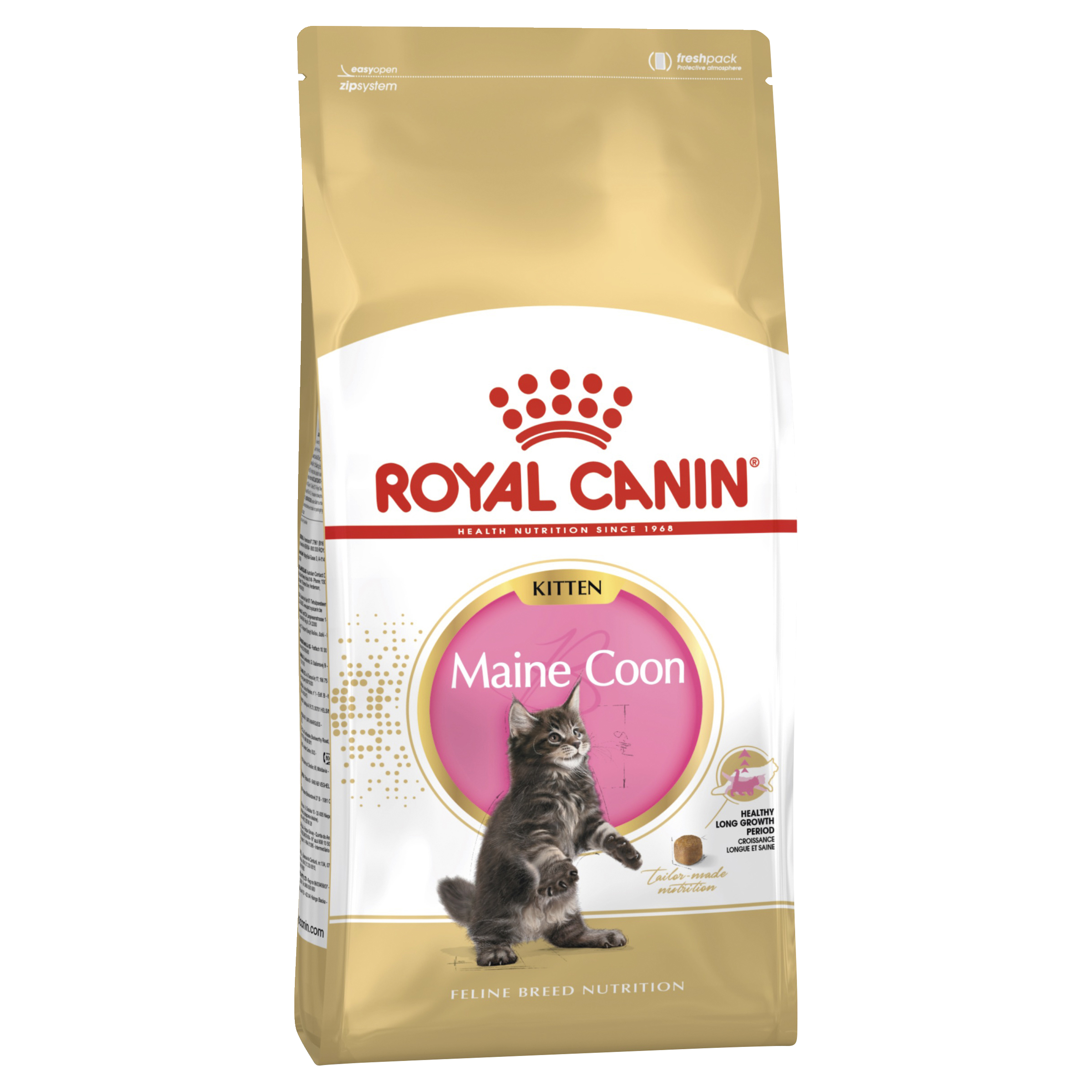 Royal Canin Dry Cat Food Maine Coon Kitten front of pack