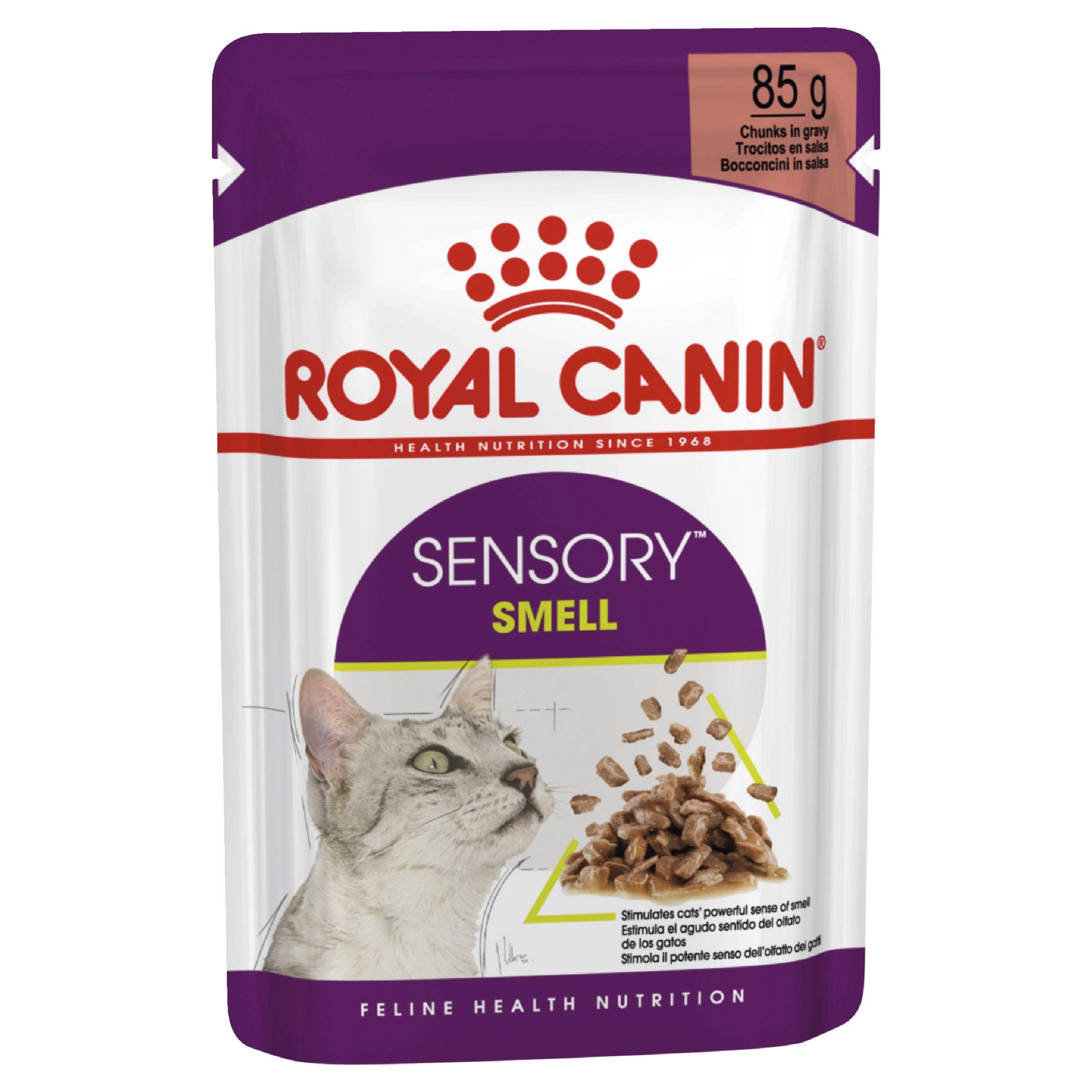 Royal Canin Wet Cat Food Sensory Smell Gravy front of pack