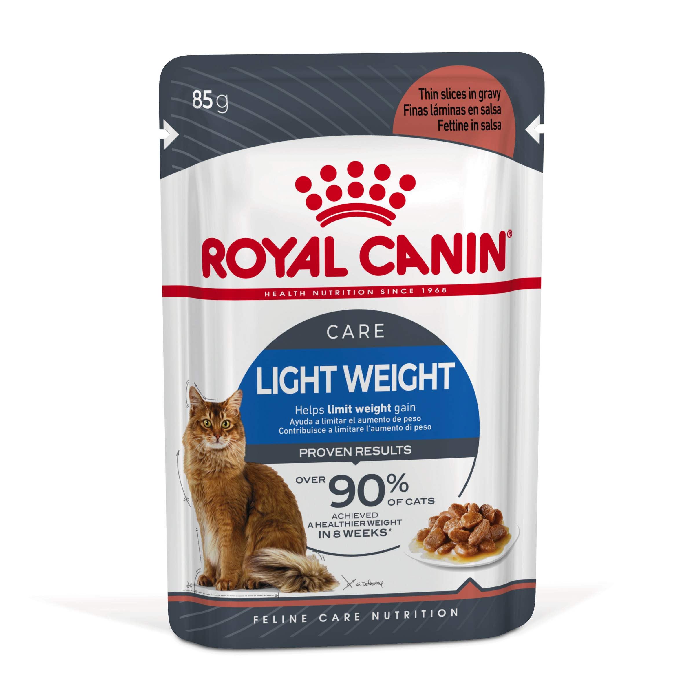 Royal Canin Wet Cat Food Light Weight Care Gravy front of pack