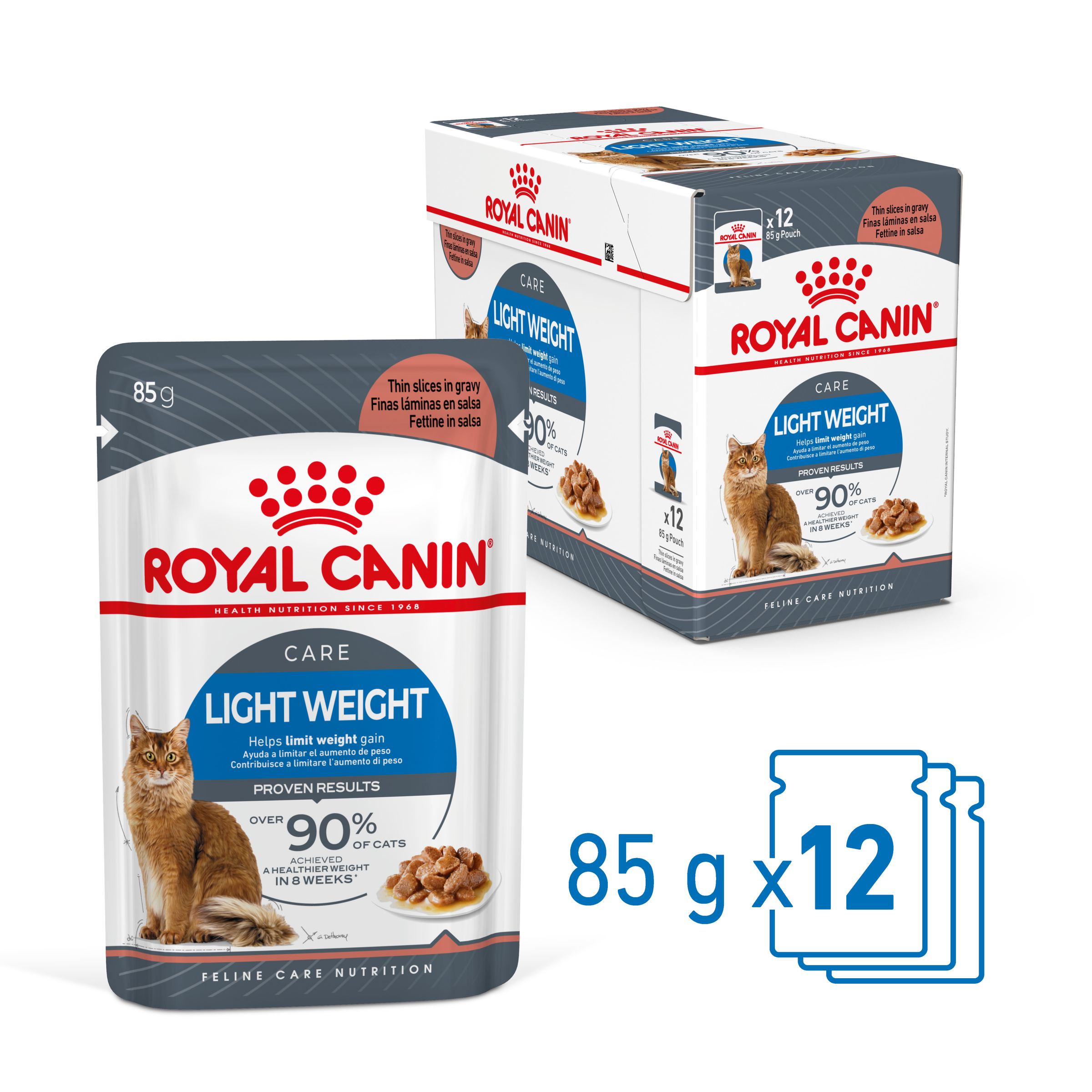 Royal Canin Wet Cat Food Light Weight Care Gravy product detail 1