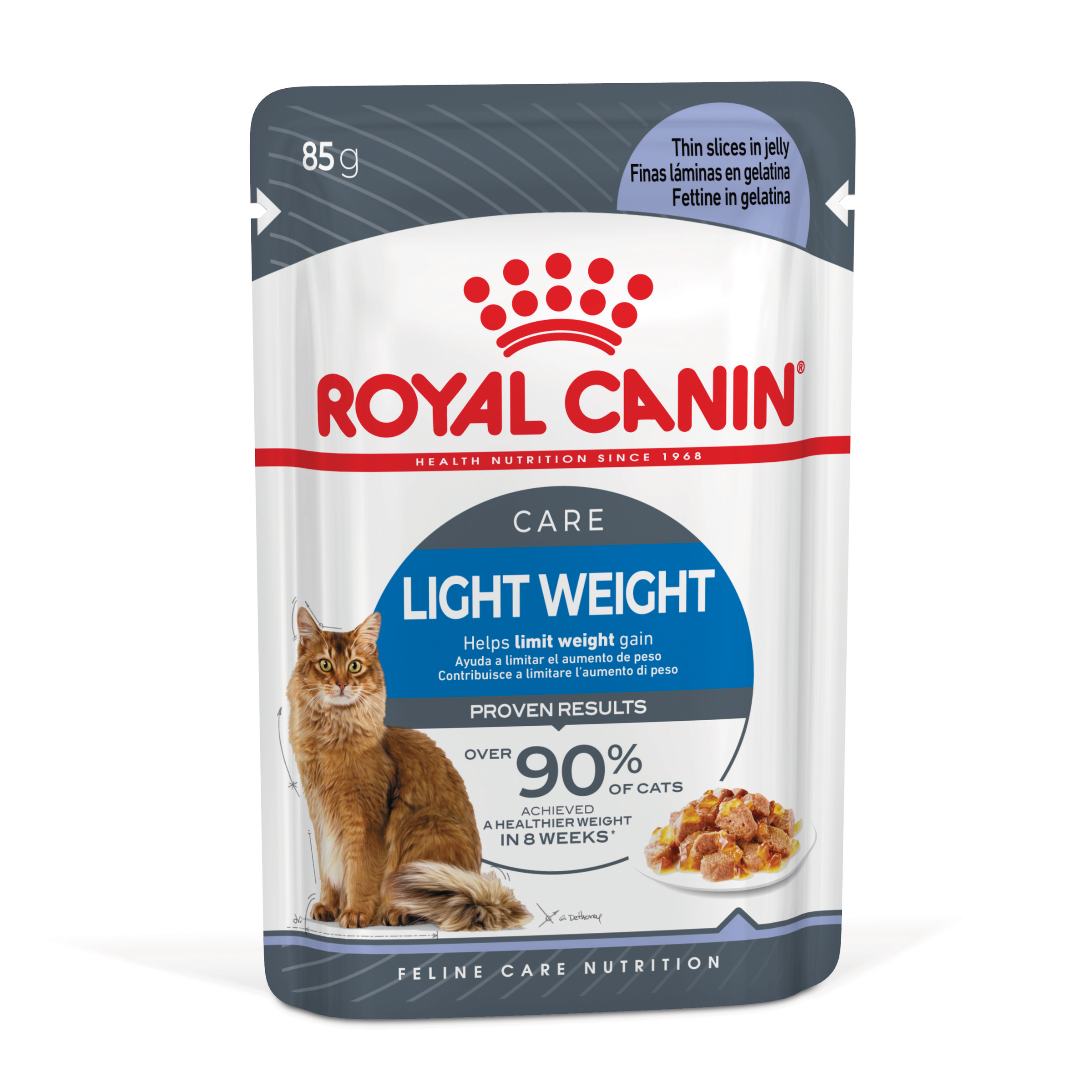 Royal Canin Wet Cat Food Light Weight Care Jelly front of pack